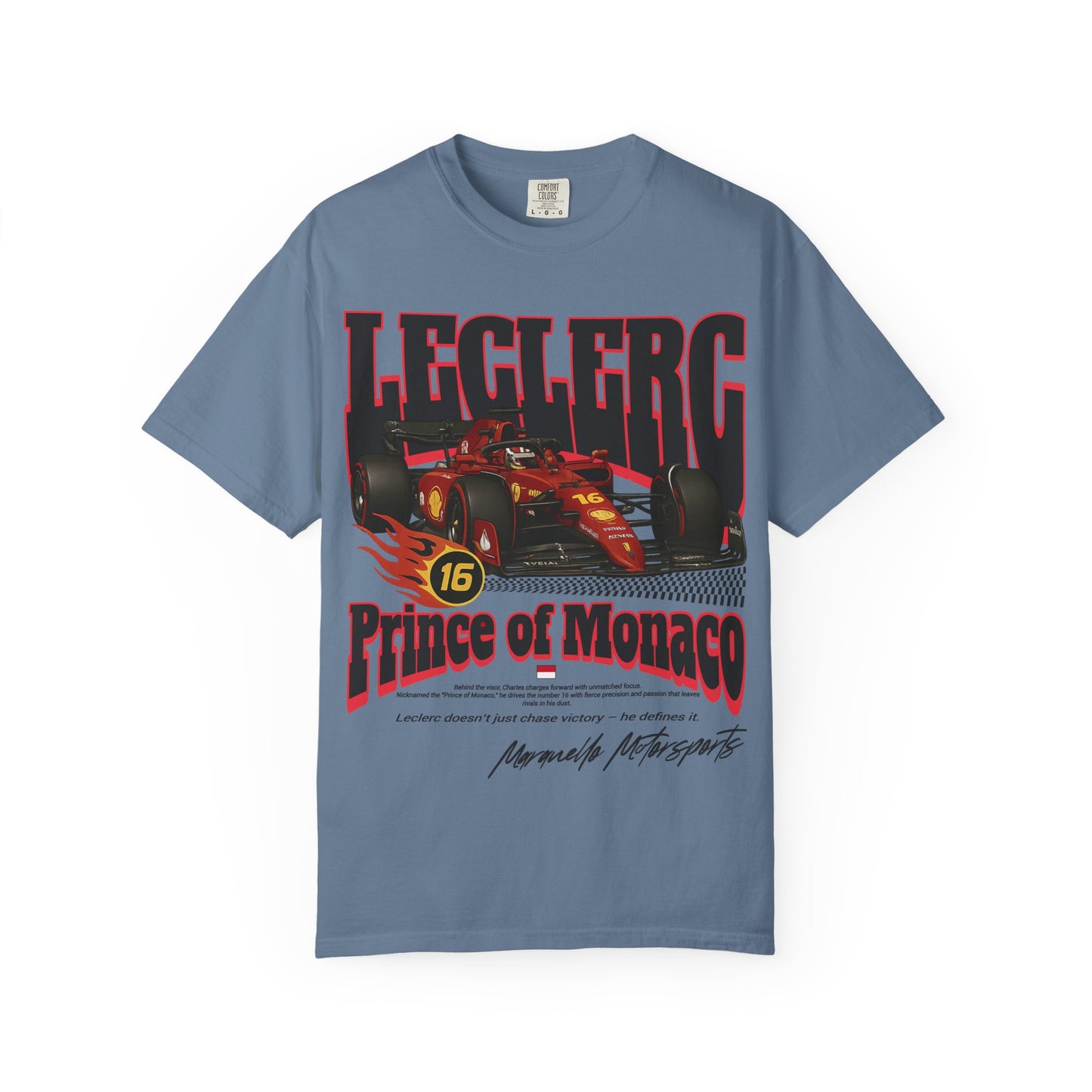Charles Leclerc Formula 1 T-Shirt | Inspired Ferrari F1 Team Streetwear Tee | Monaco GP Gift