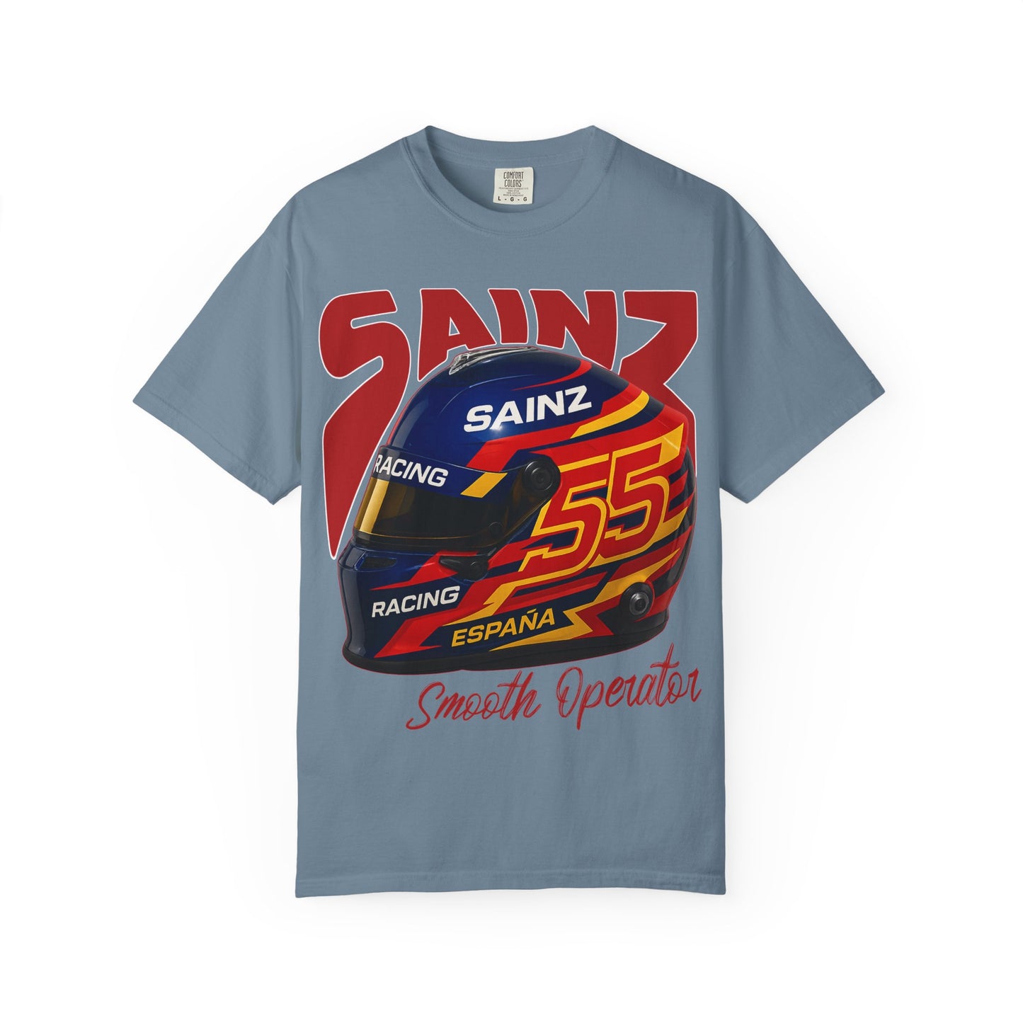 Carlos Sainz T-Shirt | Inspired Williams F1 Racing Team Tee, Comfort Colors Motorsport Apparel, Spanish Driver Fan Gift