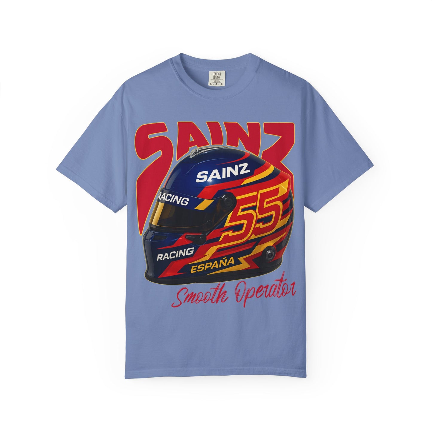 Carlos Sainz T-Shirt | Inspired Williams F1 Racing Team Tee, Comfort Colors Motorsport Apparel, Spanish Driver Fan Gift