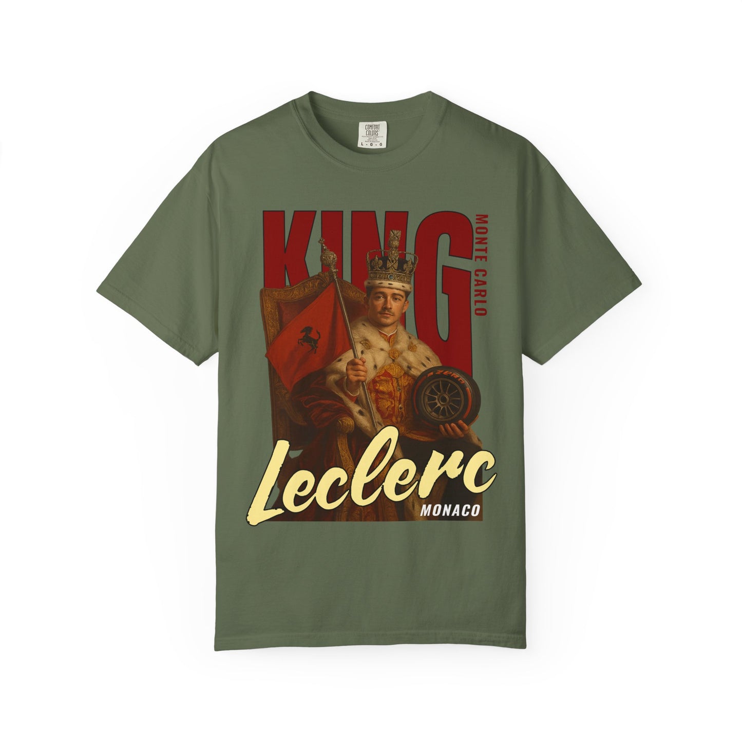 Charles Leclerc T-Shirt | Inspired Ferrari Formula 1 Streetwear Tee | F1 Merchandise