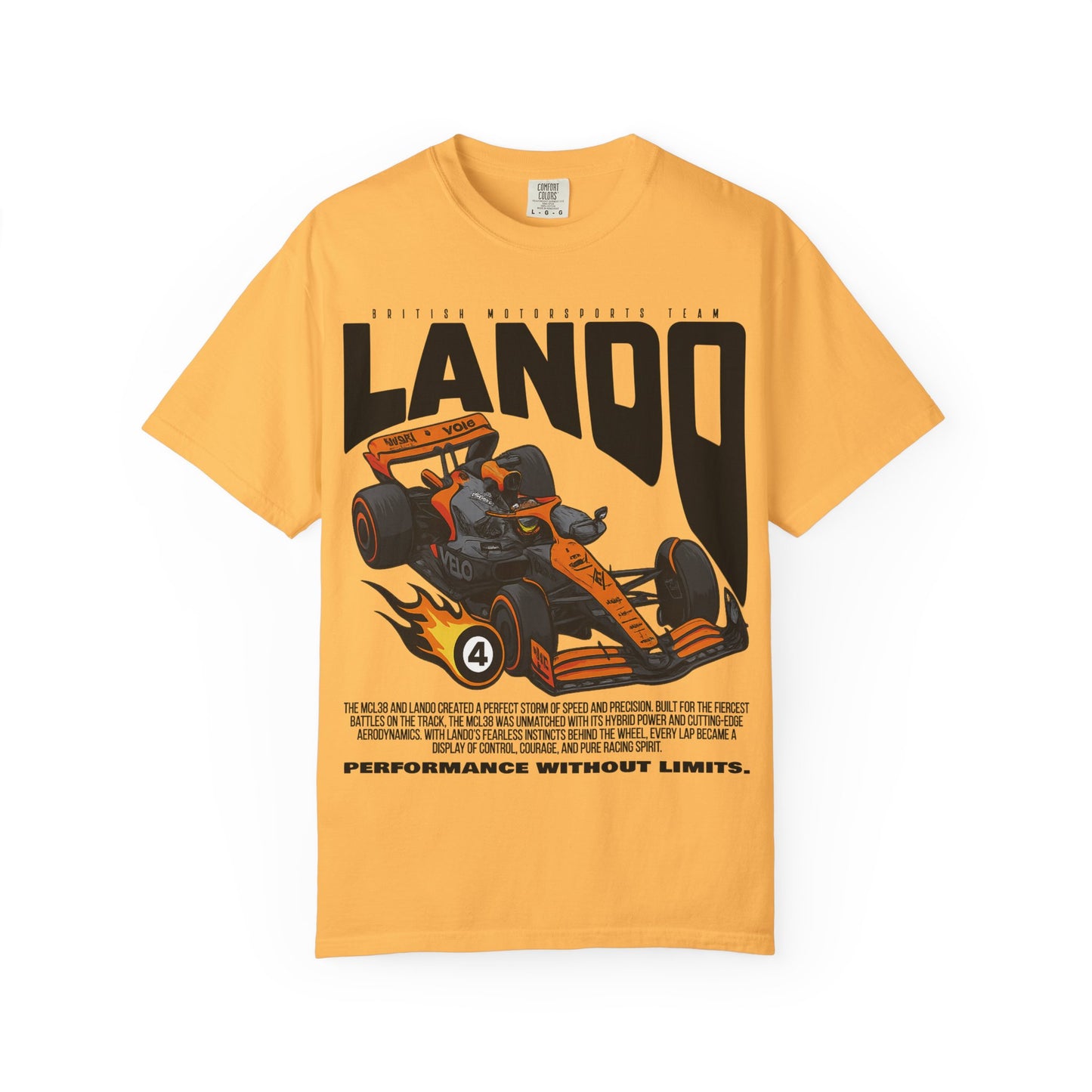Lando Norris T-Shirt | Inspired Mclaren Racing Formula 1 Tee, F1 Gift