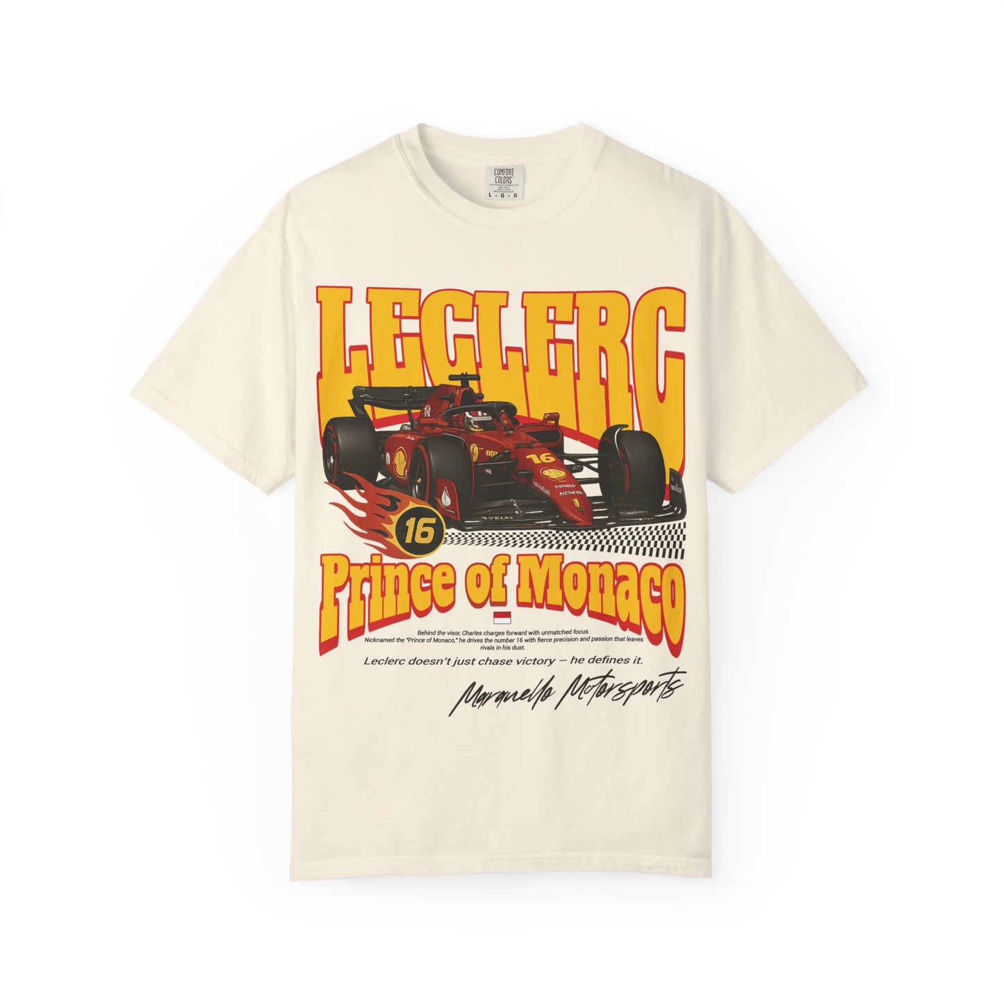 Charles Leclerc Formula 1 T-Shirt | Inspired Ferrari F1 Team Streetwear Tee | Monaco GP Gift