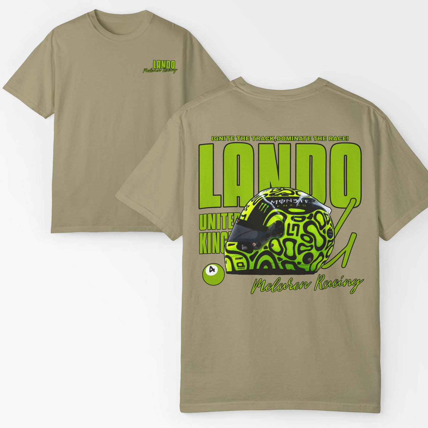 Lando Norris T-Shirt | Inspired Comfort Colors Mclaren F1 Tee
