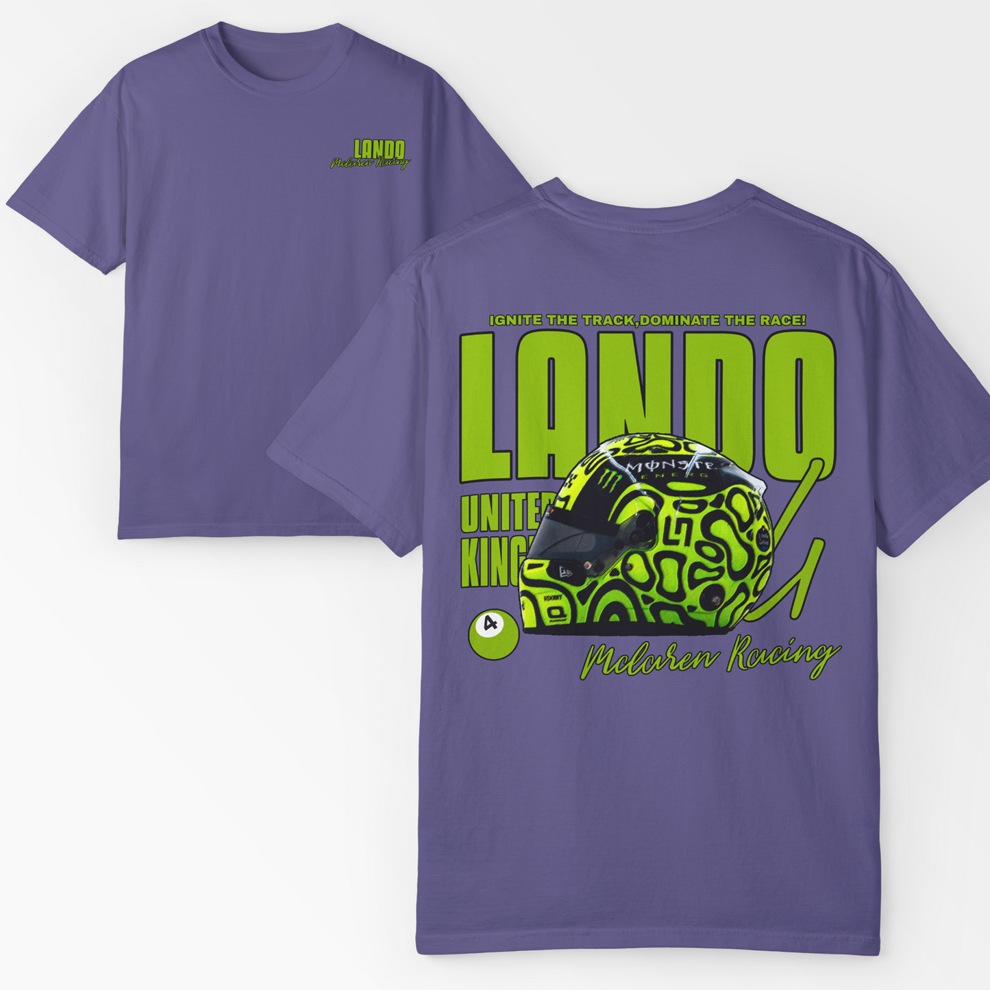Lando Norris T-Shirt | Inspired Comfort Colors Mclaren F1 Tee