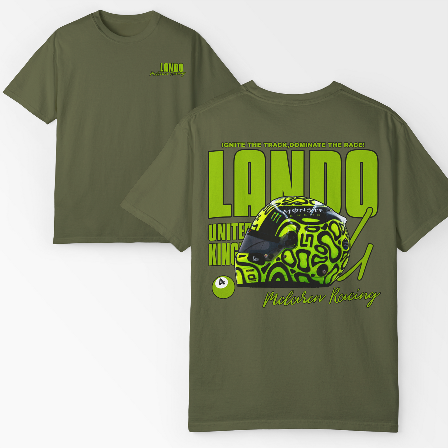 Lando Norris T-Shirt | Inspired Comfort Colors Mclaren F1 Tee