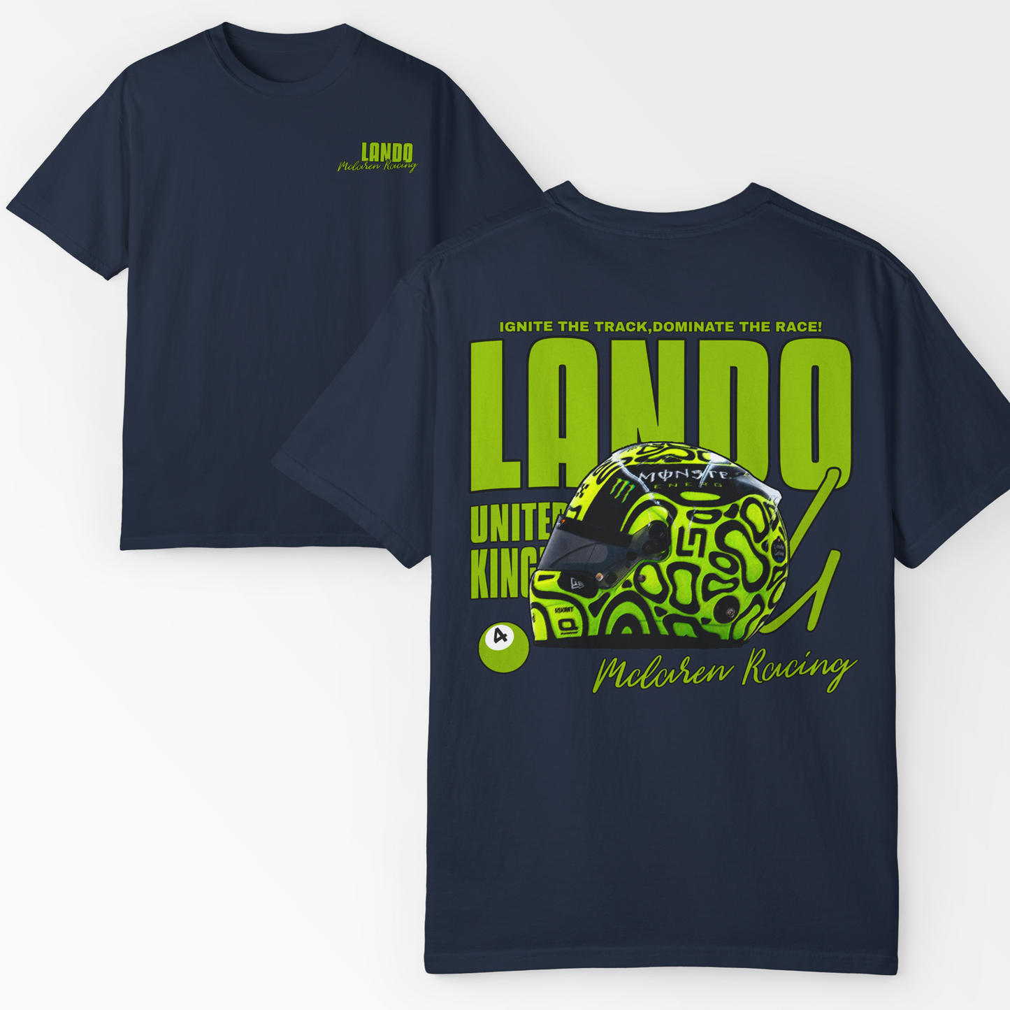 Lando Norris T-Shirt | Inspired Comfort Colors Mclaren F1 Tee