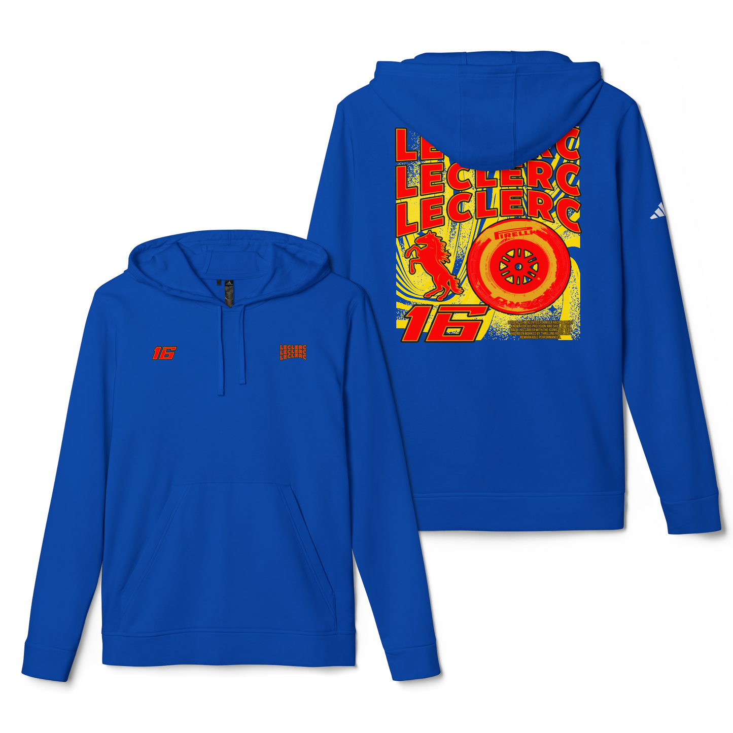 Adidas Charles Leclerc Hoodie, Inspired Ferrari F1 Team Merch