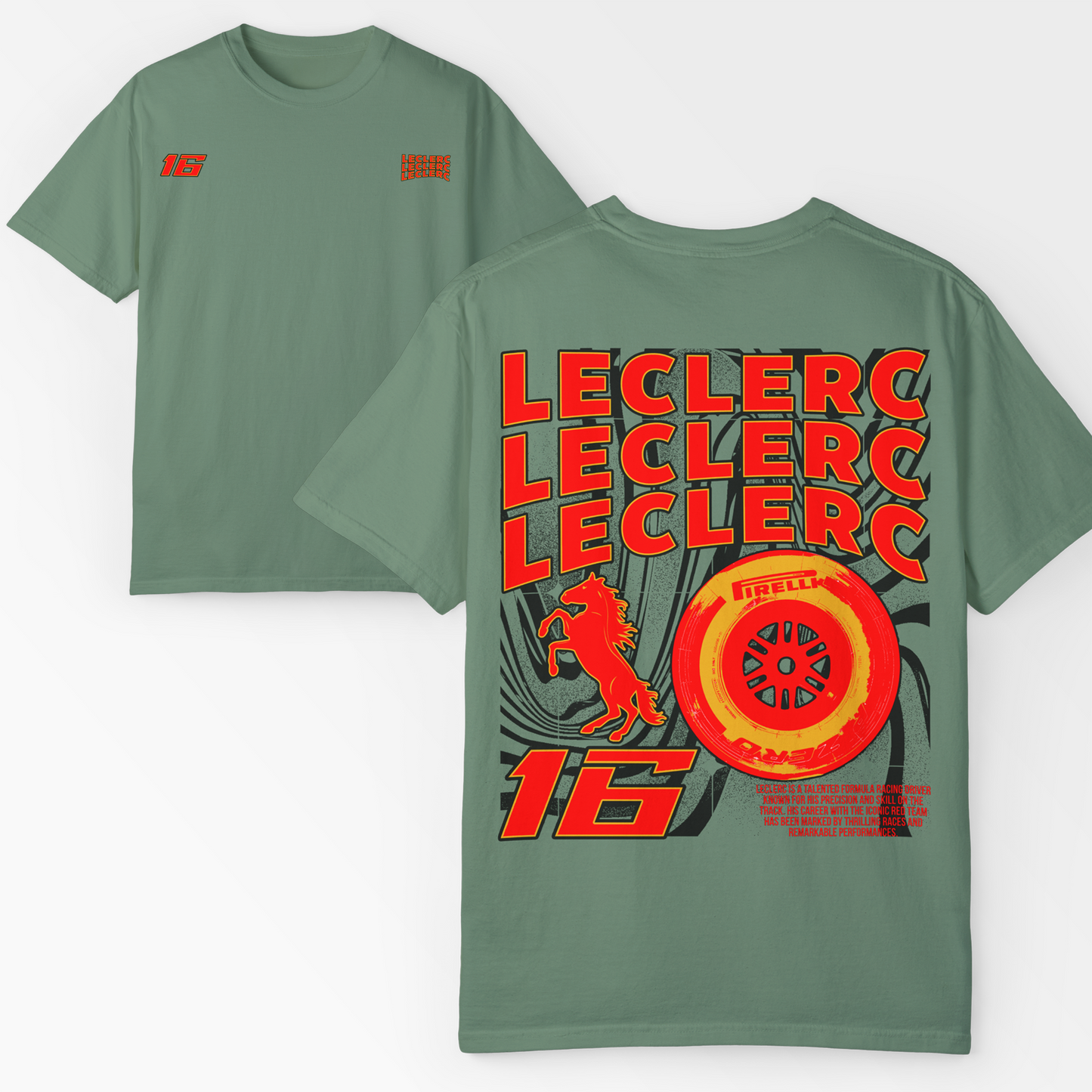 Charles Leclerc T-Shirt | Inspired Formula 1 Ferrari Merchandise