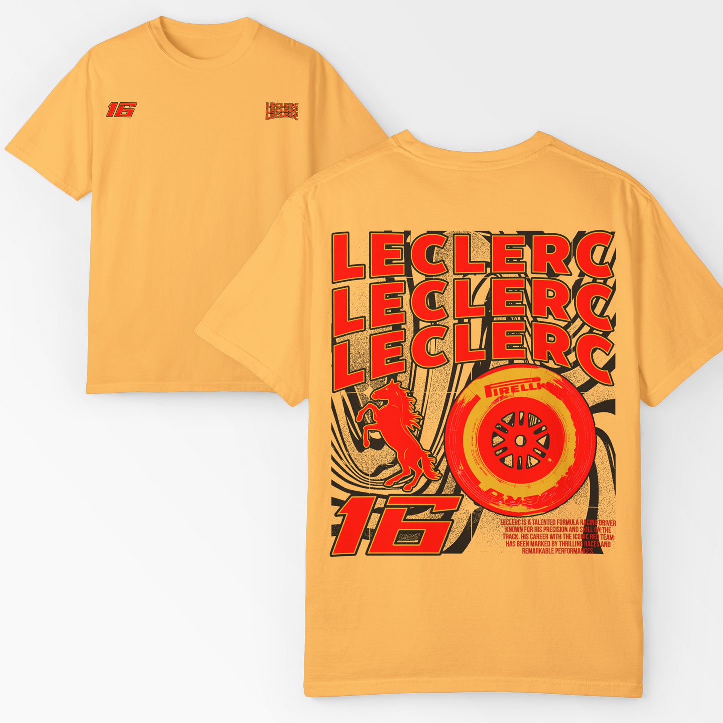 Charles Leclerc T-Shirt | Inspired Formula 1 Ferrari Merchandise