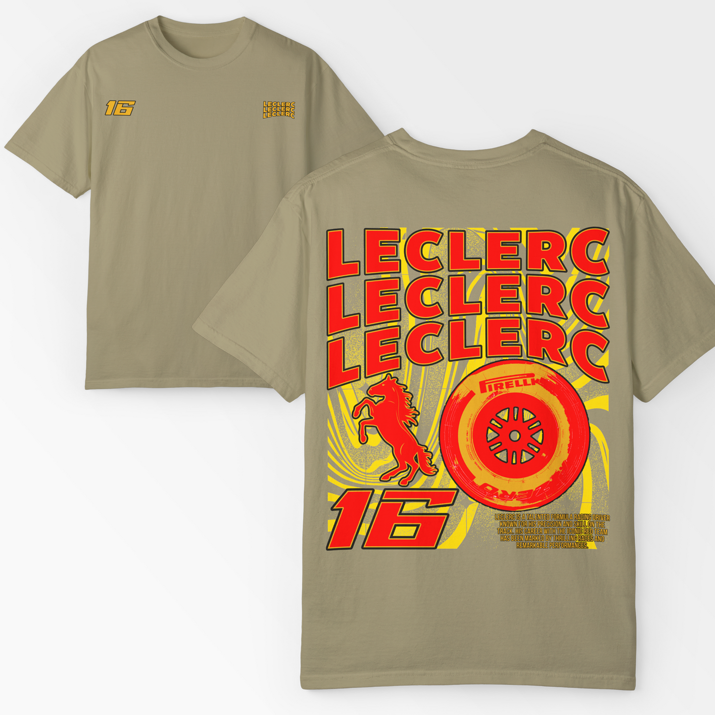 Charles Leclerc T-Shirt | Inspired Formula 1 Ferrari Merchandise