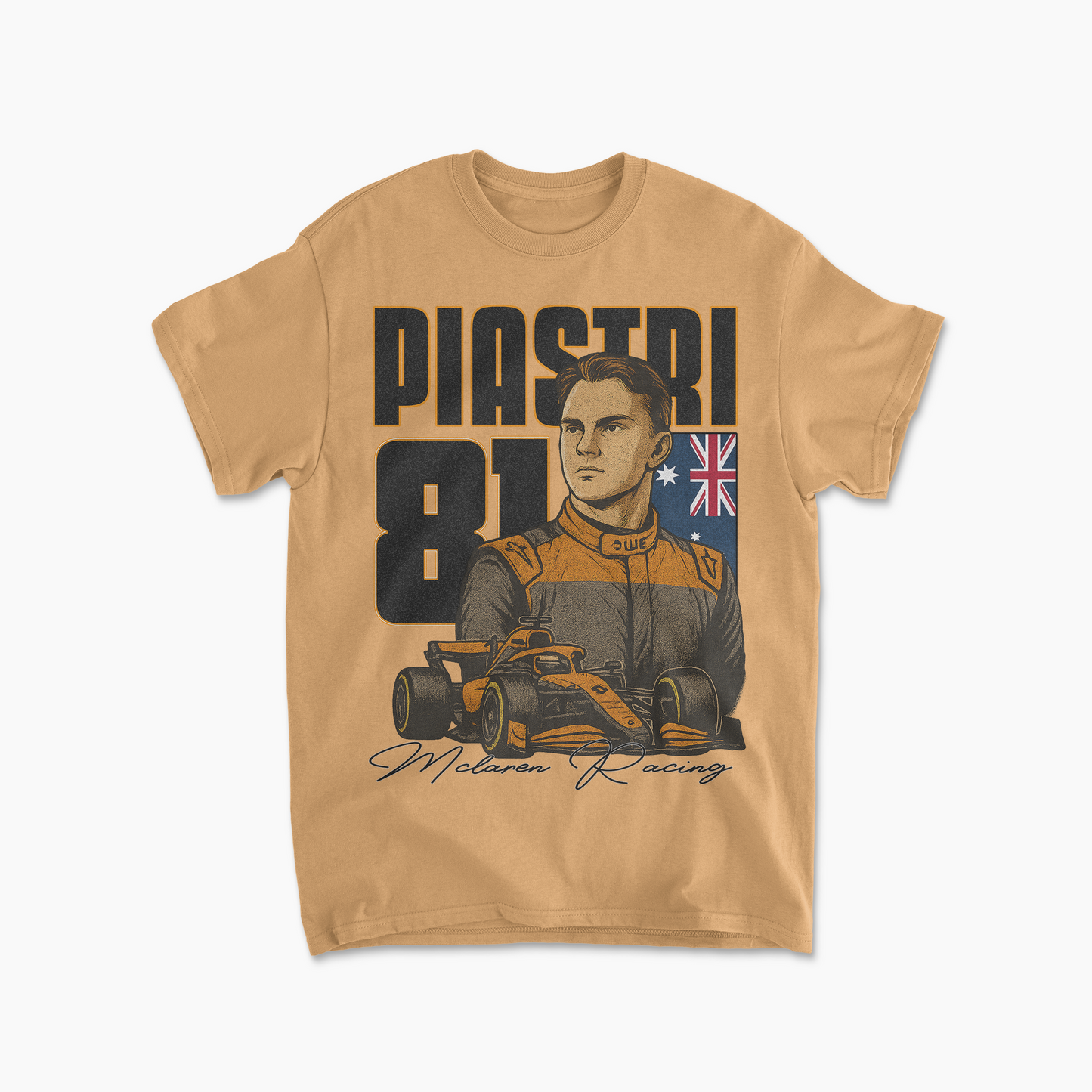 Oscar Piastri Inspired Formula 1 McLaren T-Shirt