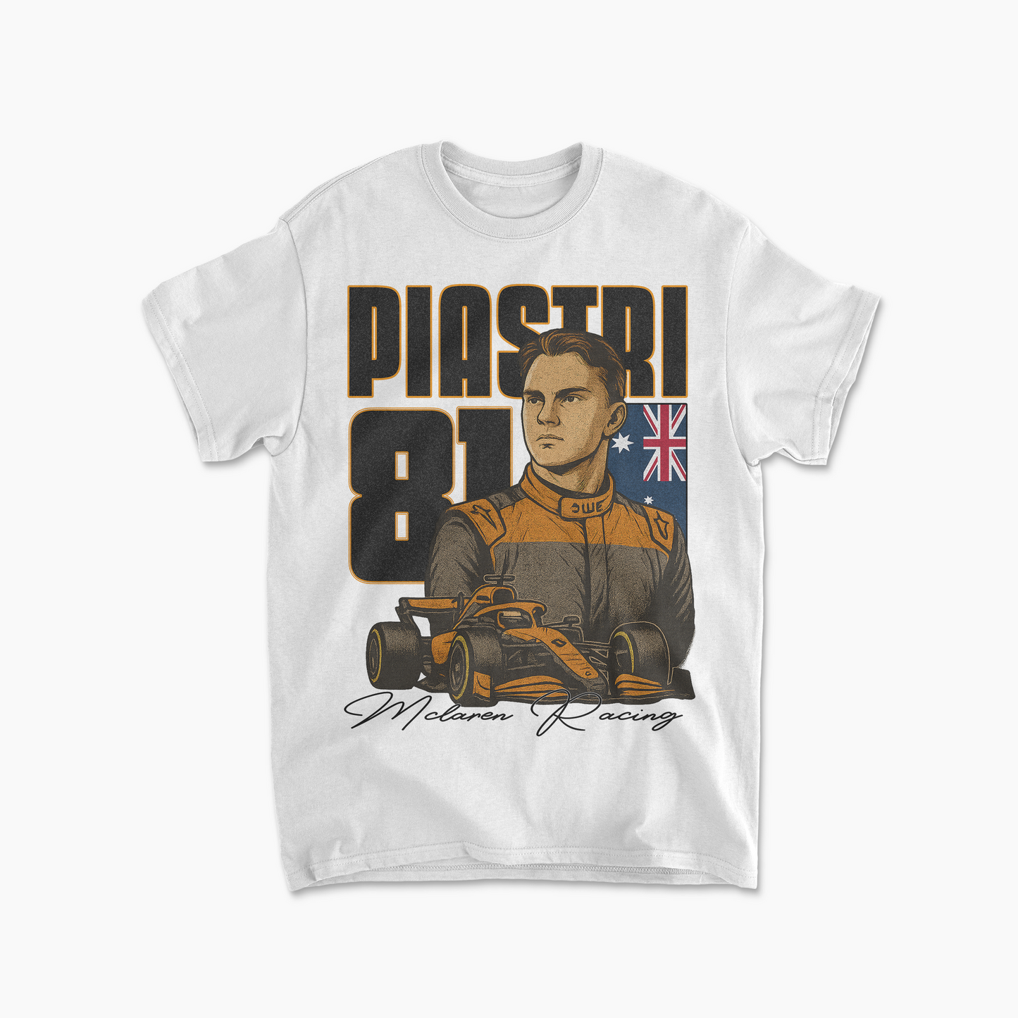 Oscar Piastri Inspired Formula 1 McLaren T-Shirt