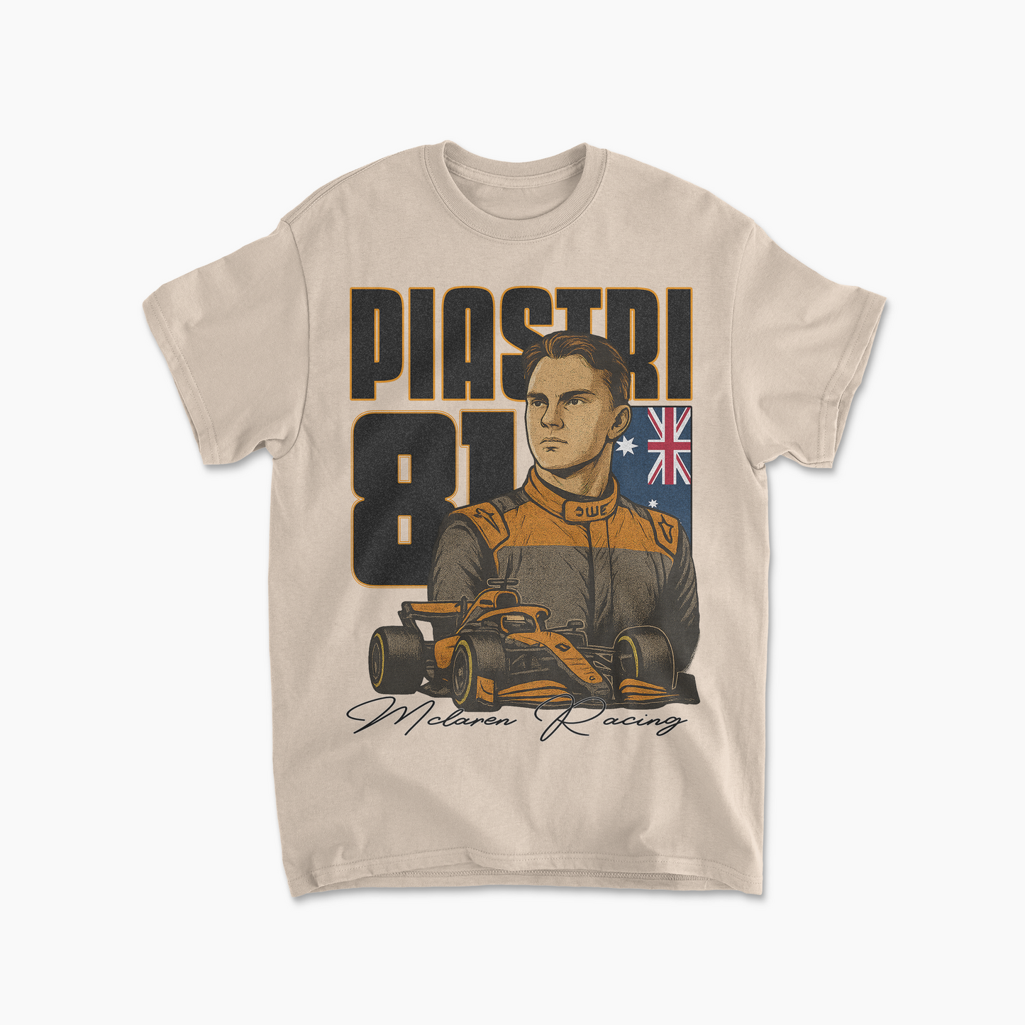 Oscar Piastri Inspired Formula 1 McLaren T-Shirt