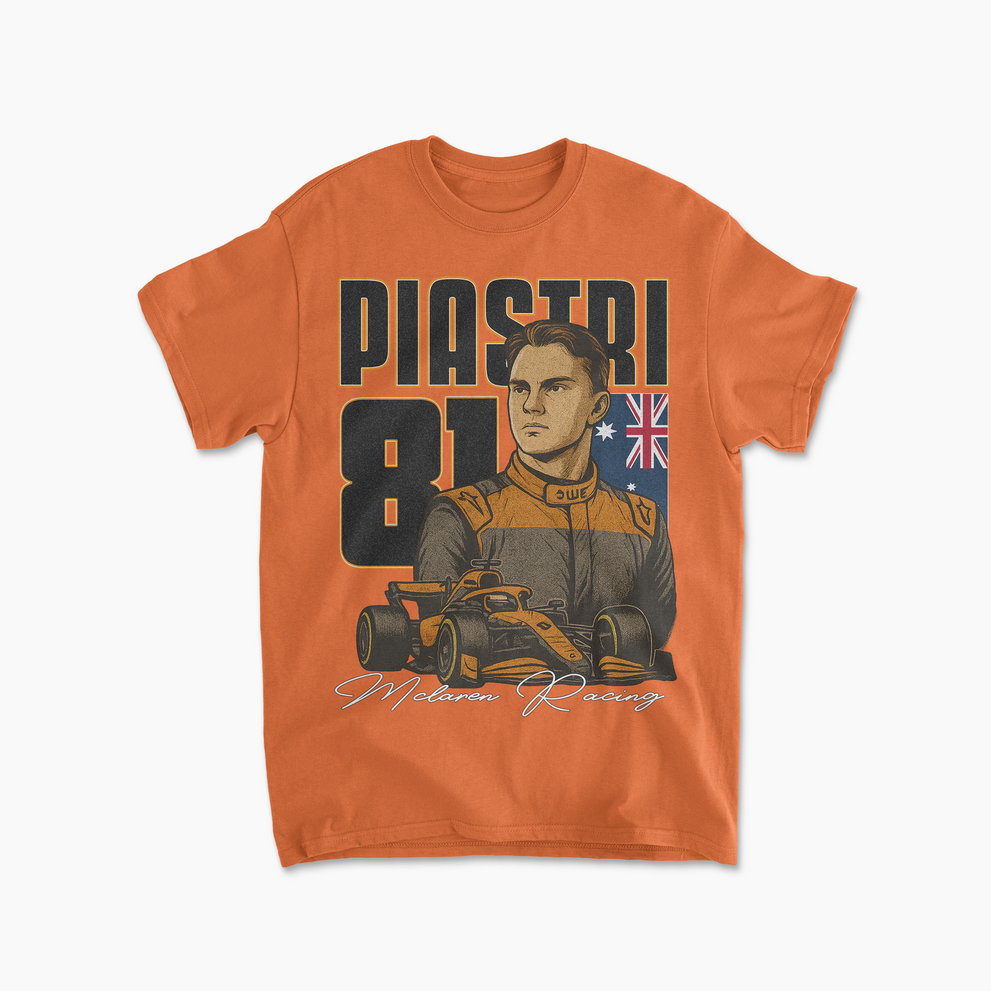Oscar Piastri Inspired Formula 1 McLaren T-Shirt