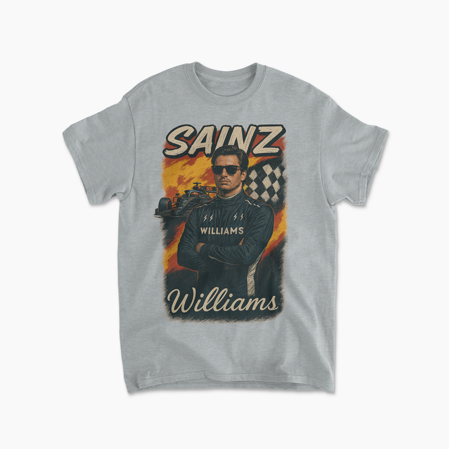 Carlos Sainz Inspired Williams Formula 1 T-Shirt