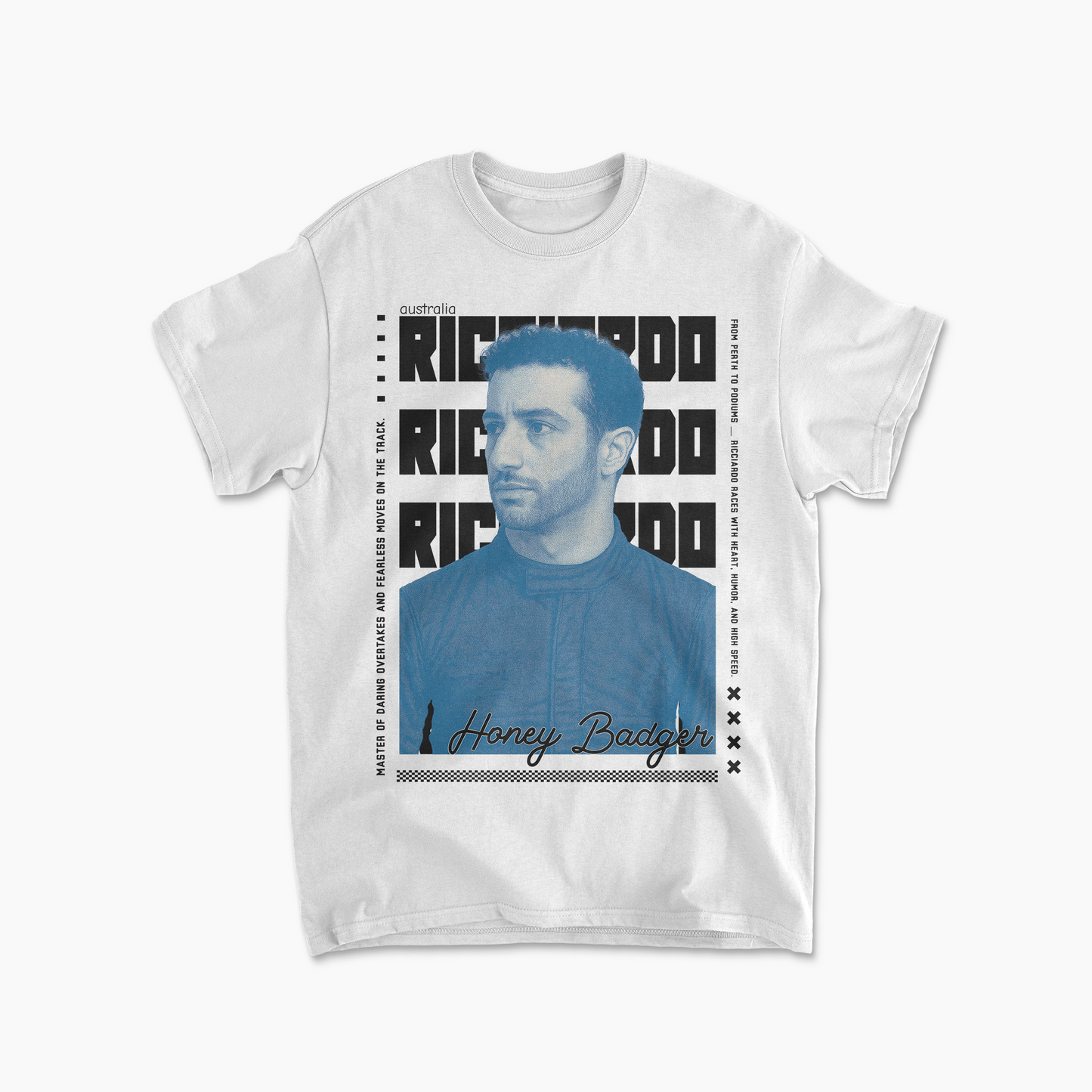 Daniel Ricciardo | Inspired T-Shirt Racing Driver Tee Formula 1 F1 Fan Gift Motorsport Apparel