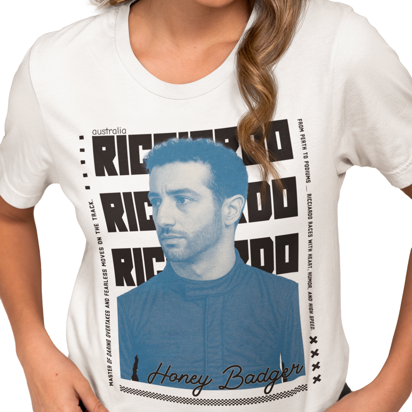 Daniel Ricciardo | Inspired T-Shirt Racing Driver Tee Formula 1 F1 Fan Gift Motorsport Apparel