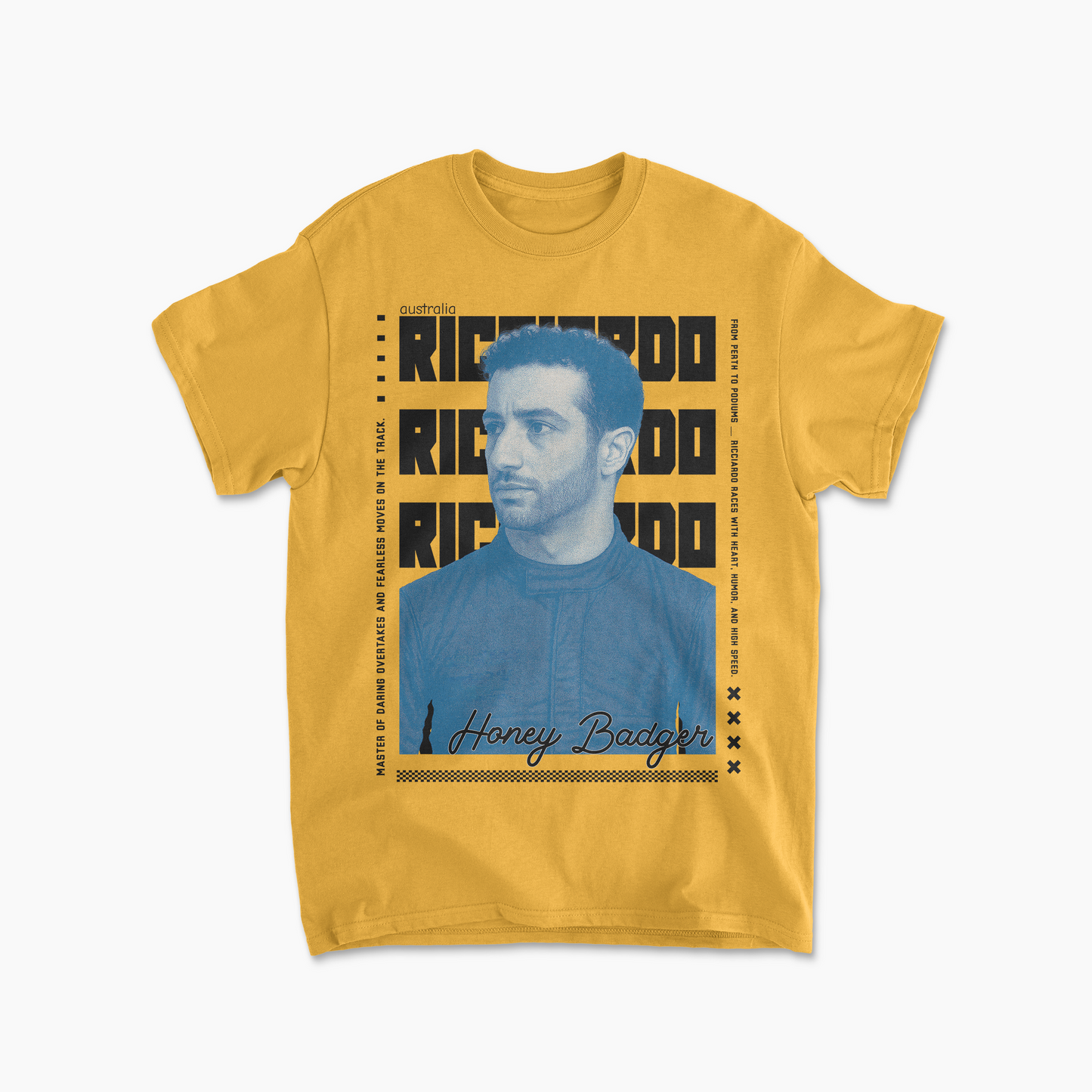 Daniel Ricciardo | Inspired T-Shirt Racing Driver Tee Formula 1 F1 Fan Gift Motorsport Apparel