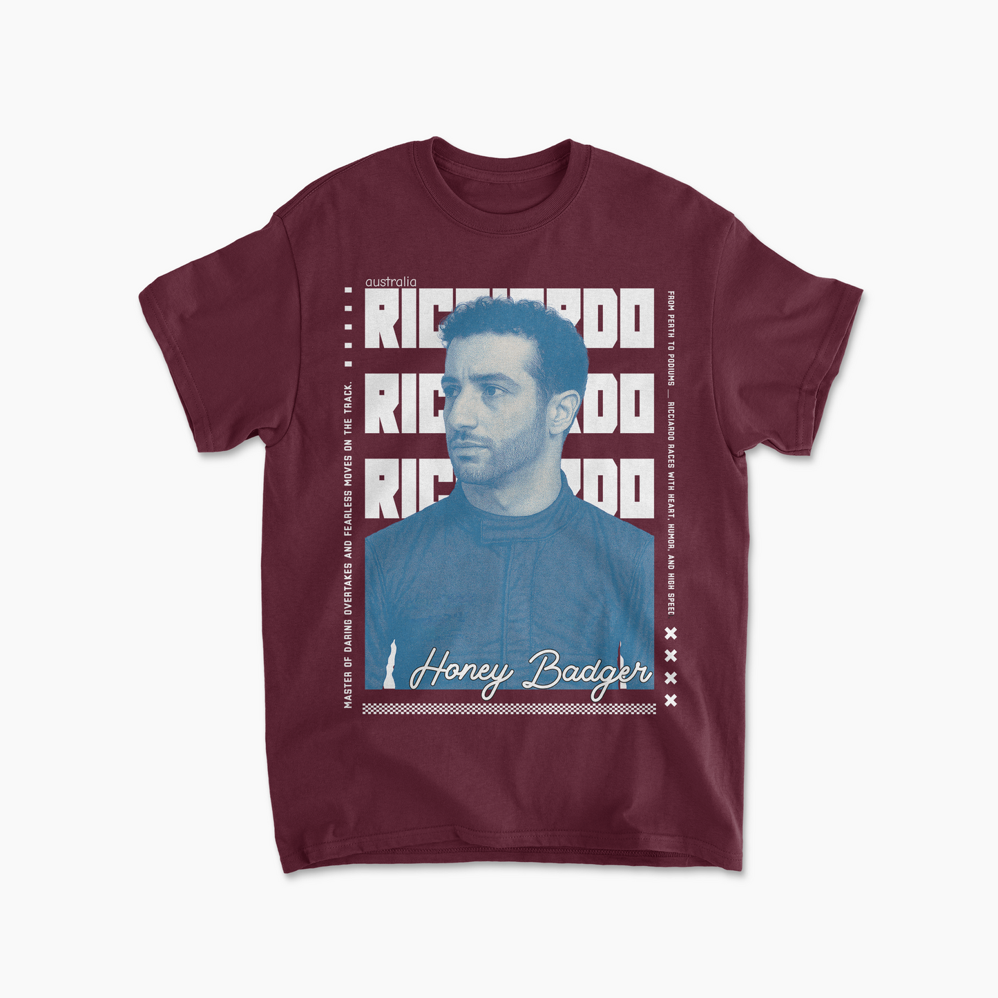 Daniel Ricciardo | Inspired T-Shirt Racing Driver Tee Formula 1 F1 Fan Gift Motorsport Apparel