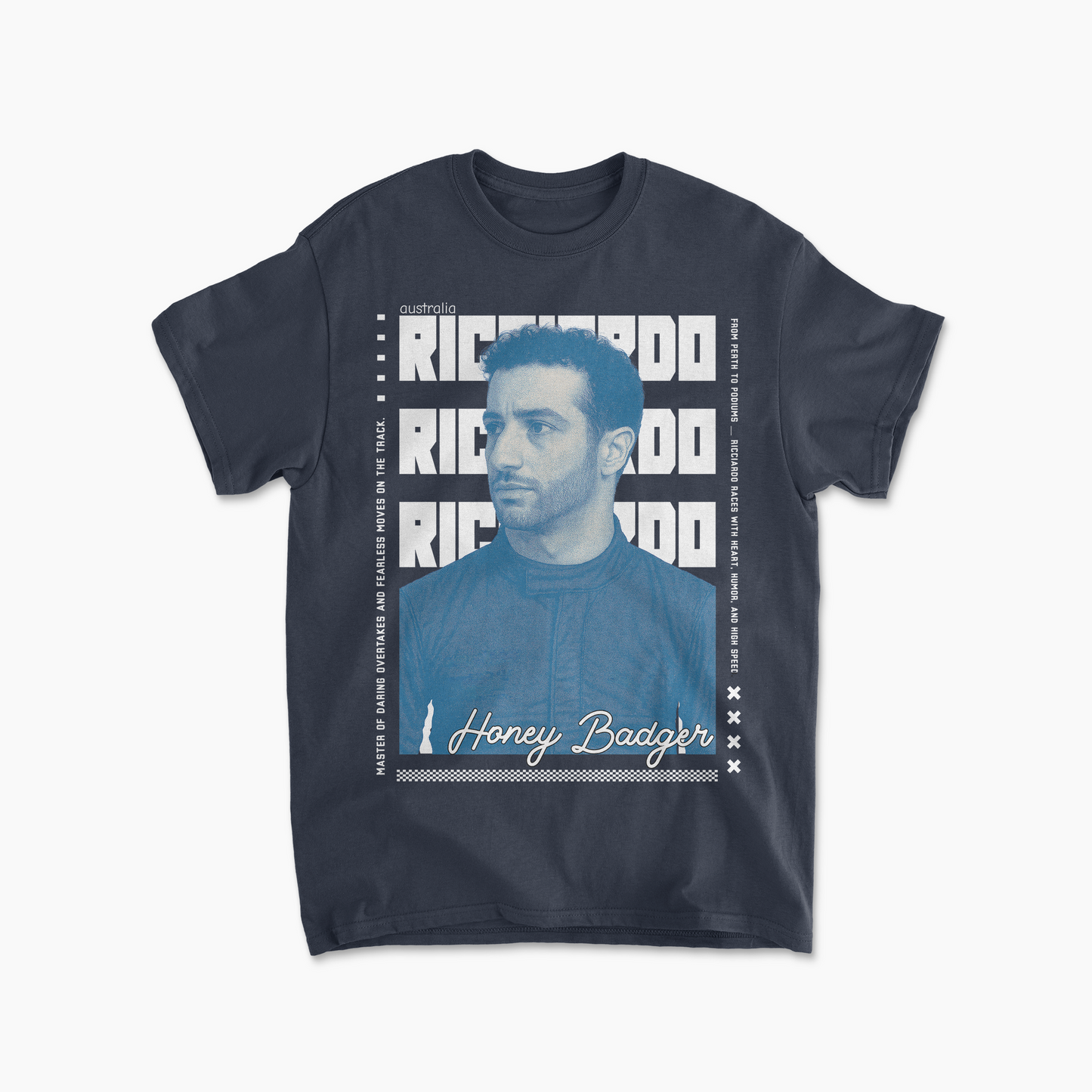 Daniel Ricciardo | Inspired T-Shirt Racing Driver Tee Formula 1 F1 Fan Gift Motorsport Apparel