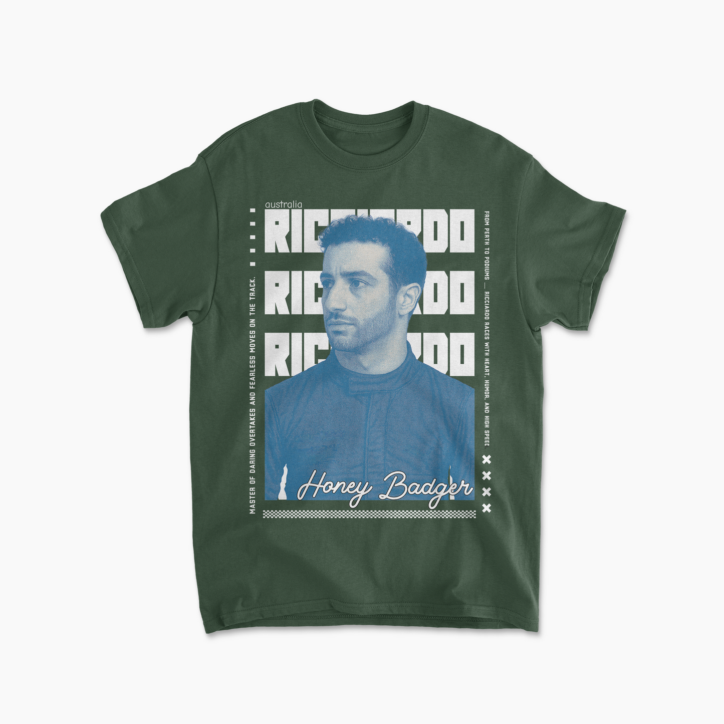 Daniel Ricciardo | Inspired T-Shirt Racing Driver Tee Formula 1 F1 Fan Gift Motorsport Apparel