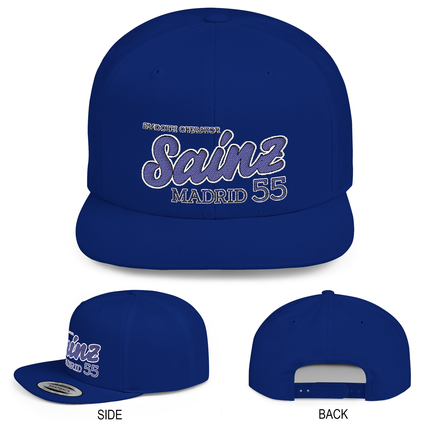 Carlos Sainz Hat | Inspired Williams F1 Racing Flat Bill Hat – Adjustable Motorsport Cap for Fans