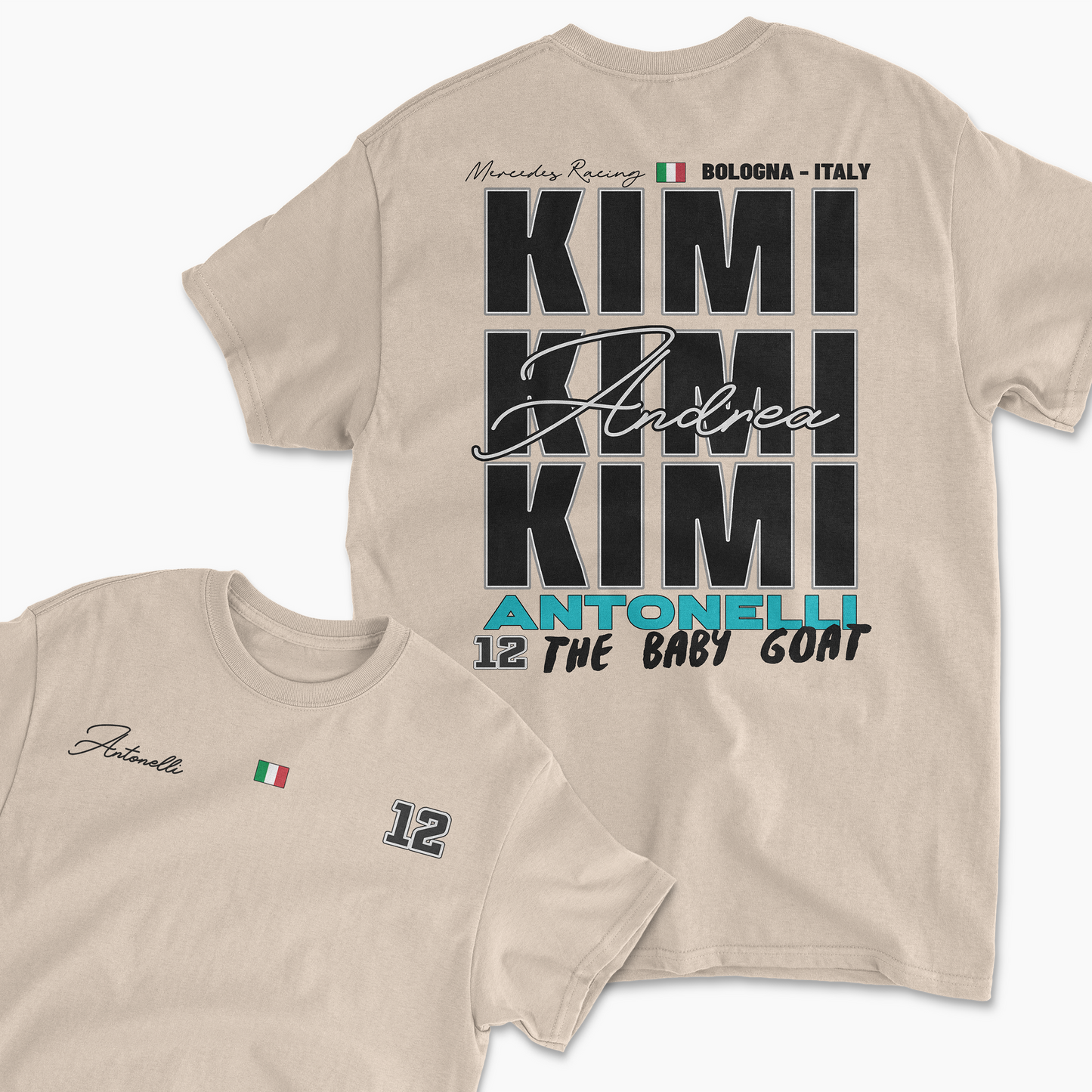 Kimi Antonelli T-Shirt | Inspired Mercedes Racing Merchandise | Motorsports Apparel