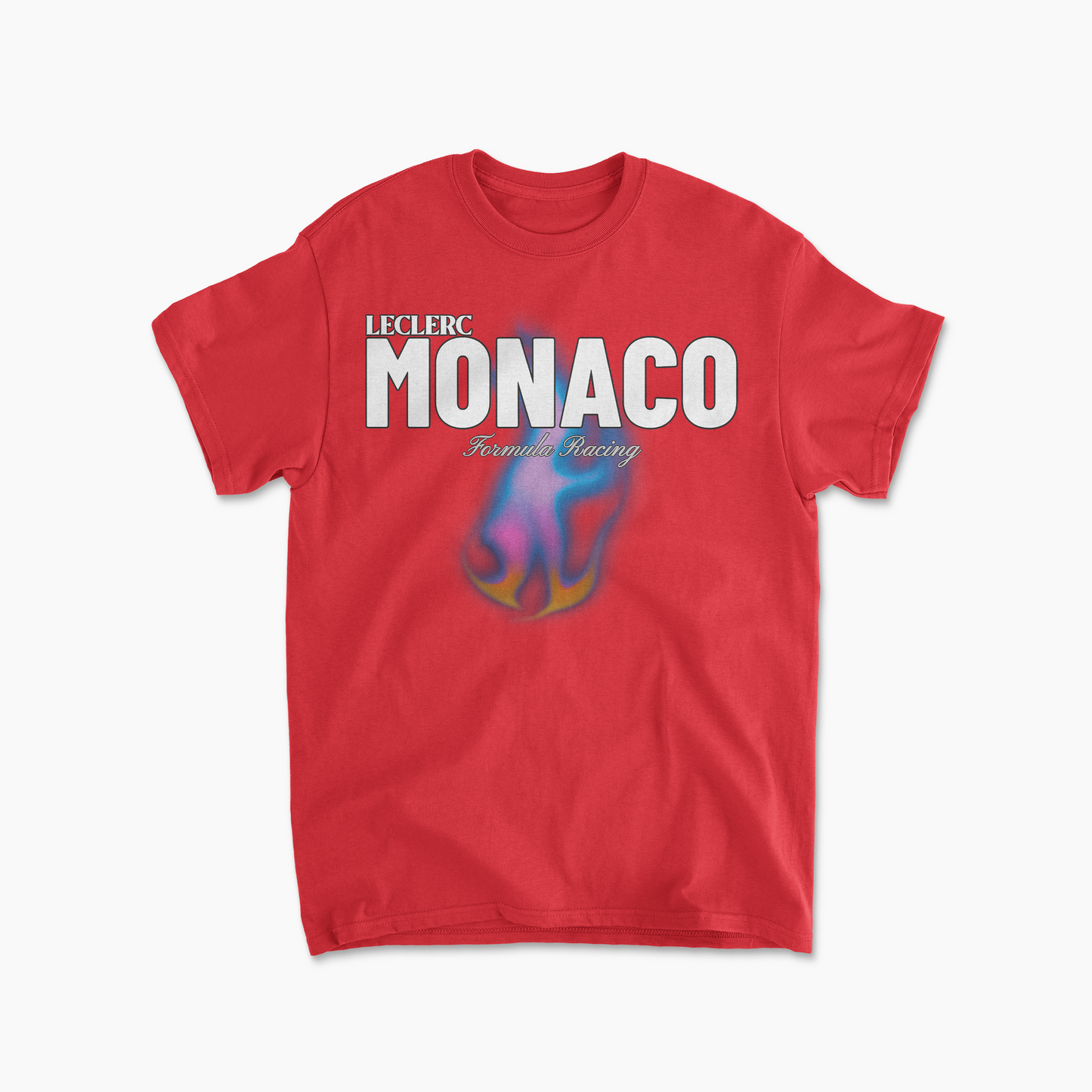 Charles Leclerc T-Shirt Inspired Ferrari F1 Racing Driver Tee Formula 1 Motorsports Apparel Race Fan Gear Monaco Monte Carlo Shirt
