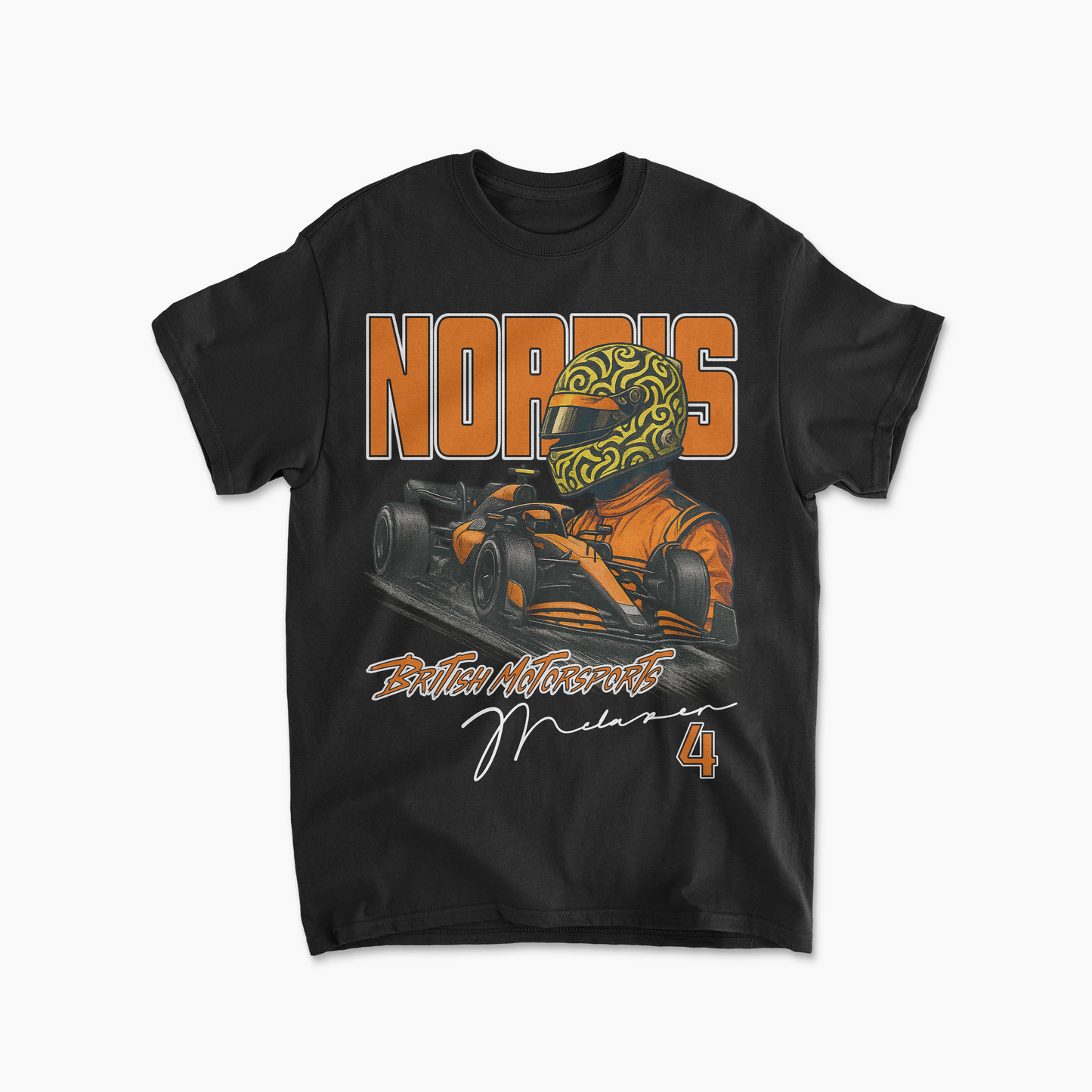 Lando Norris T-Shirt | Inspired McLaren F1 Racing Team Tee | Formula 1 Motorsports Apparel | F1 Driver Fan Gear Race Shirt