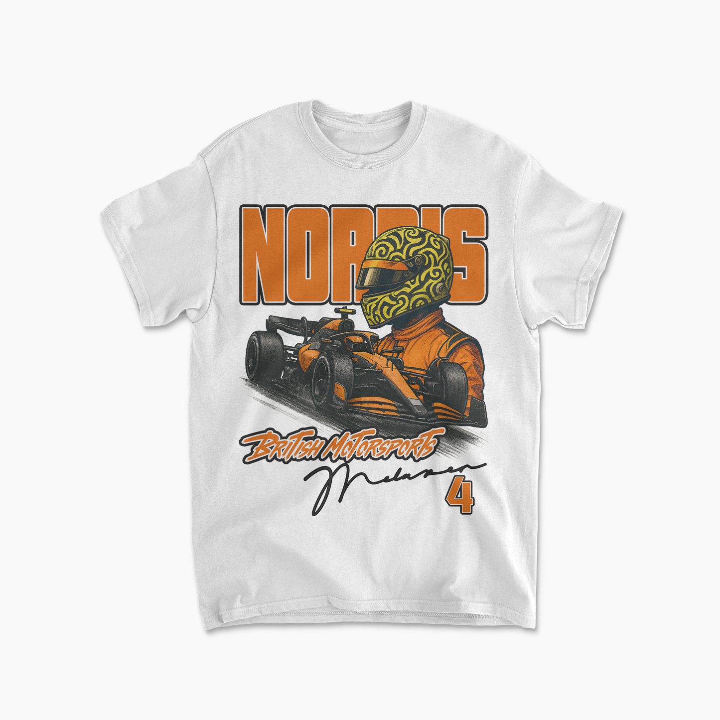 Lando Norris T-Shirt | Inspired McLaren F1 Racing Team Tee | Formula 1 Motorsports Apparel | F1 Driver Fan Gear Race Shirt