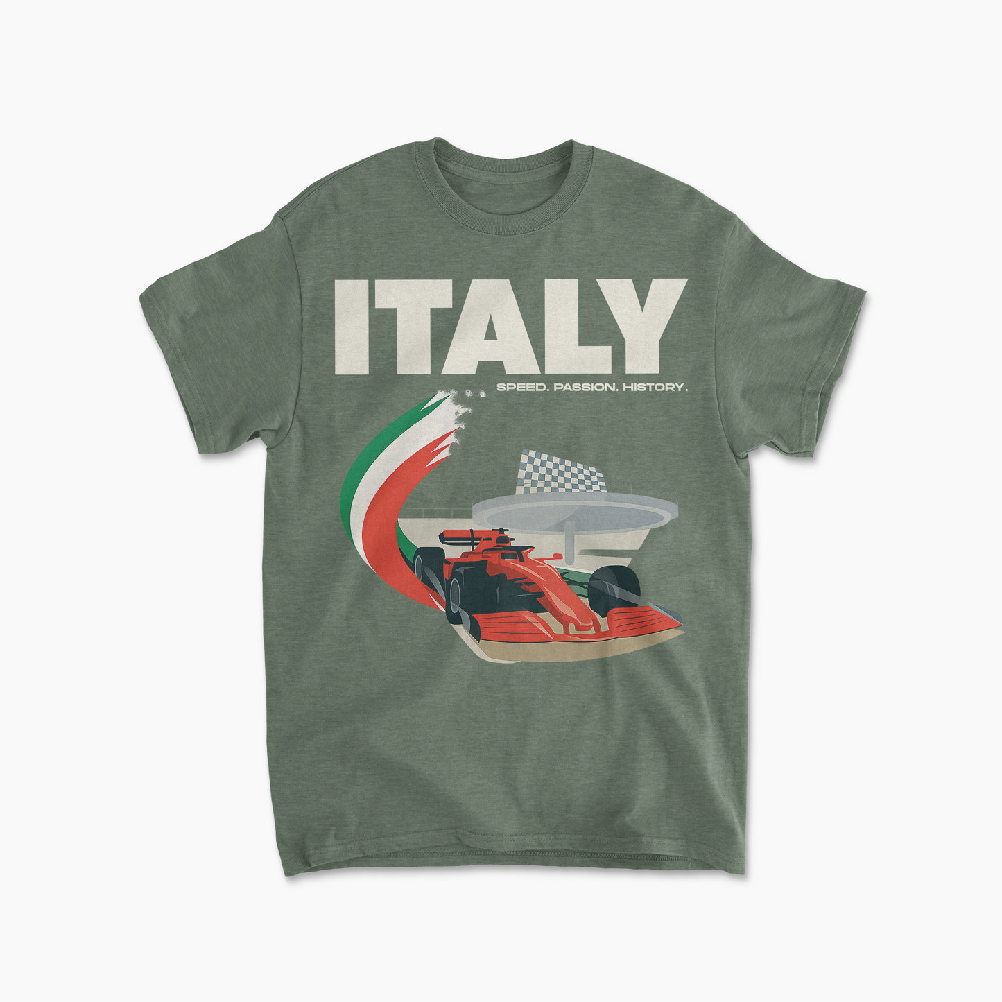 Italy Grand Prix T-Shirt | Inspired Formula 1 Tee | Vintage F1 Merchandise