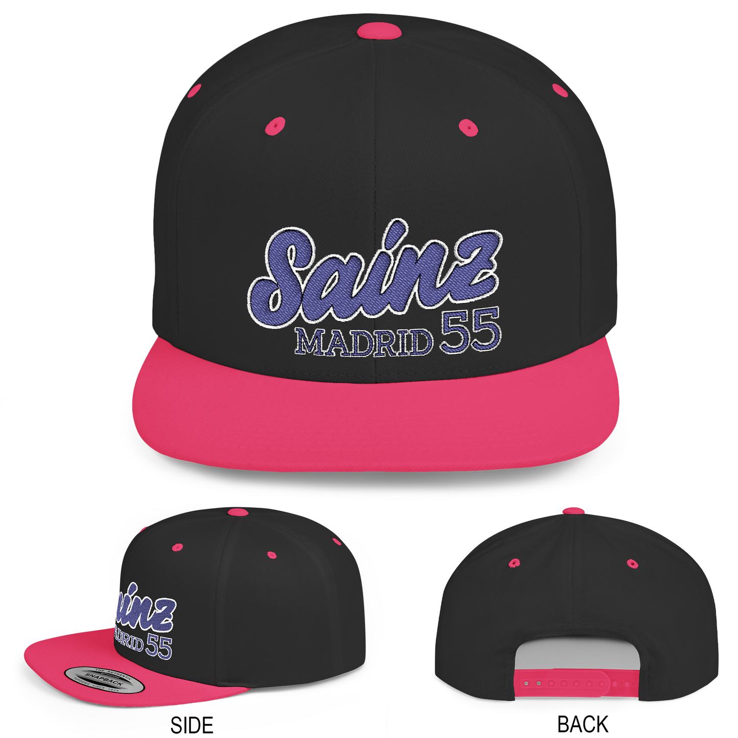 Carlos Sainz Hat | Inspired Williams F1 Racing Flat Bill Hat – Adjustable Motorsport Cap for Fans