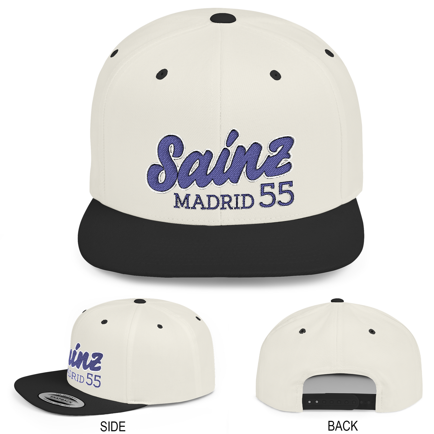 Carlos Sainz Hat | Inspired Williams F1 Racing Flat Bill Hat – Adjustable Motorsport Cap for Fans