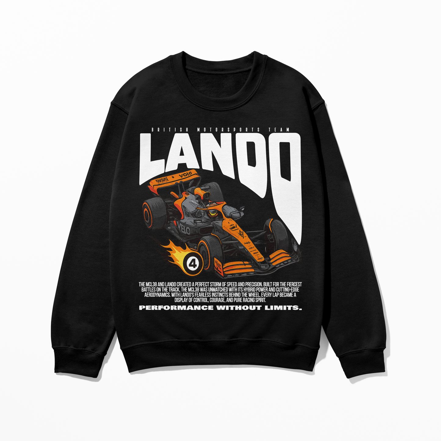 Lando Norris Sweatshirt | Inspired Mclaren Formula 1 Merhandise, F1 Gift