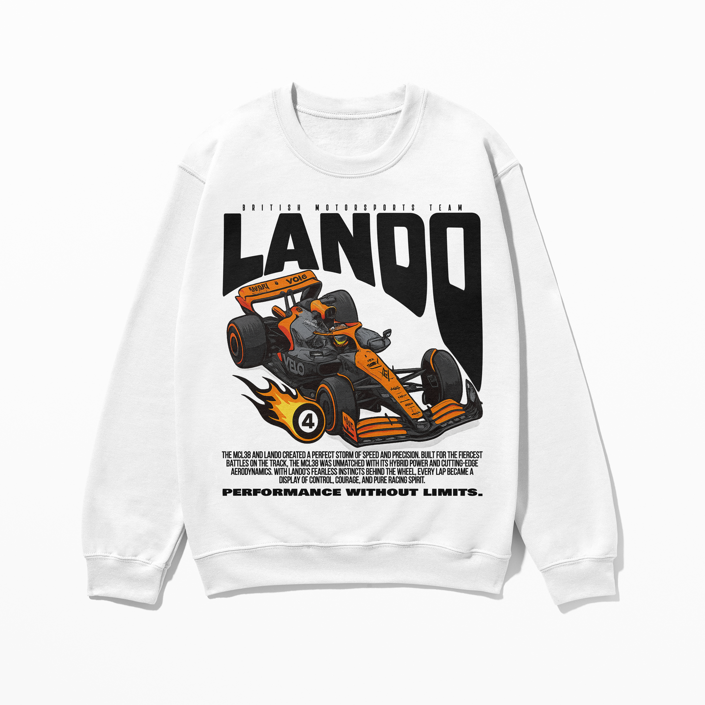 Lando Norris Sweatshirt | Inspired Mclaren Formula 1 Merhandise, F1 Gift