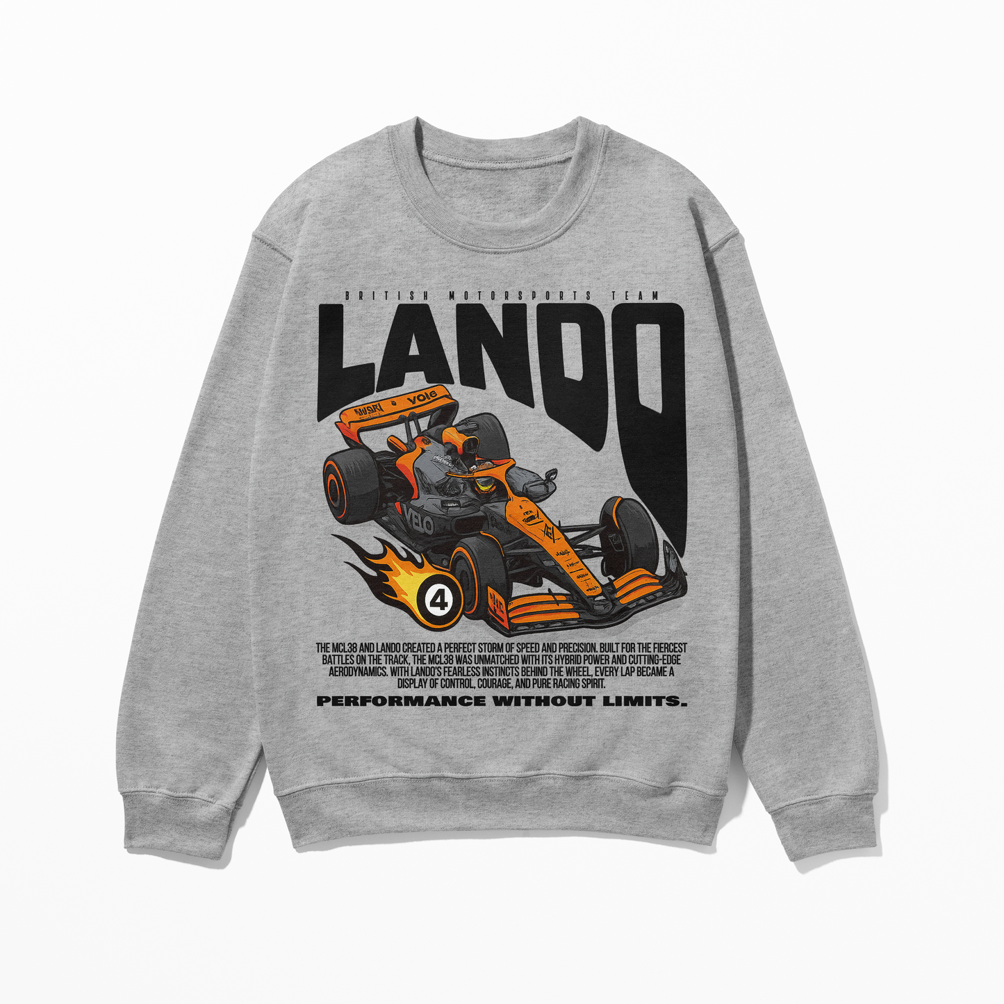 Lando Norris Sweatshirt | Inspired Mclaren Formula 1 Merhandise, F1 Gift