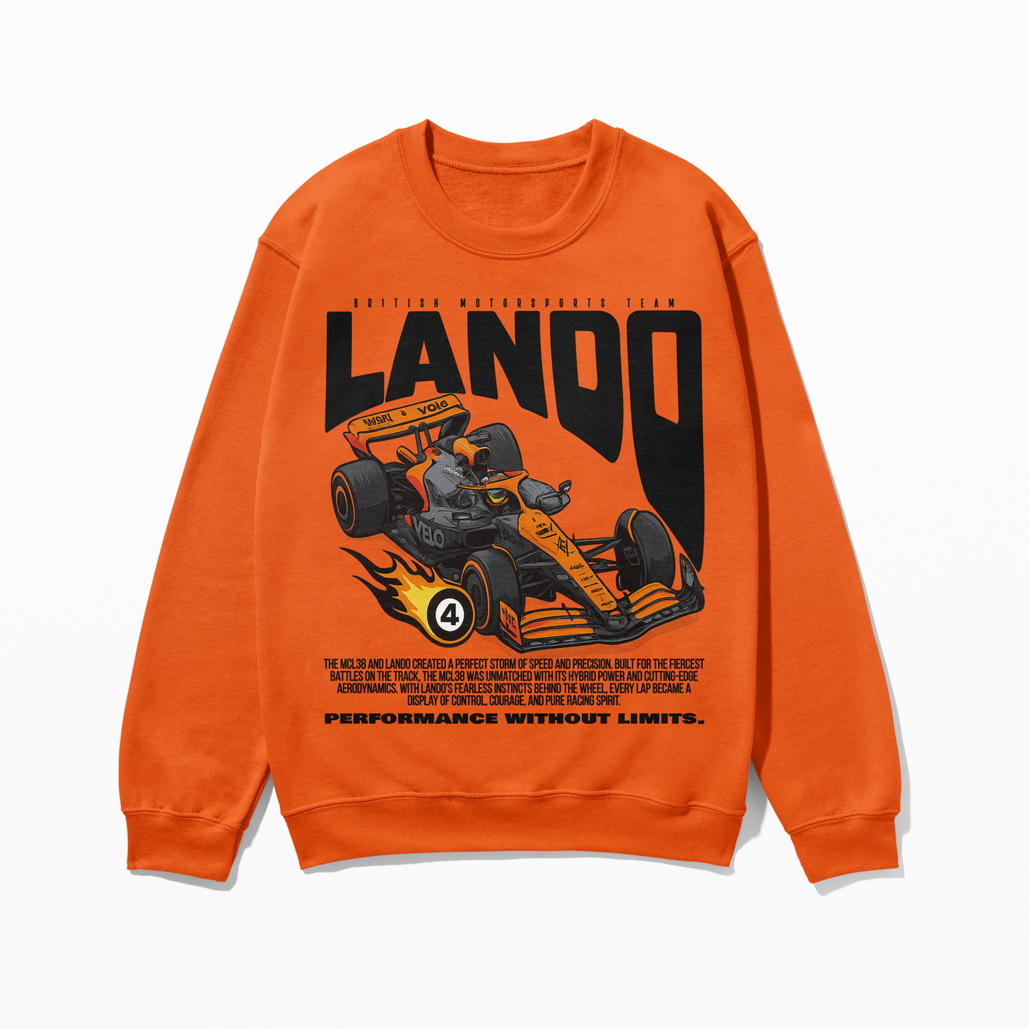 Lando Norris Sweatshirt | Inspired Mclaren Formula 1 Merhandise, F1 Gift