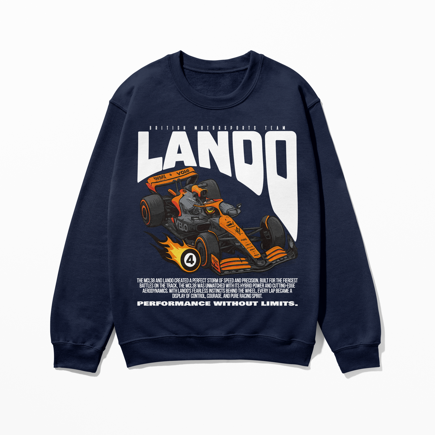 Lando Norris Sweatshirt | Inspired Mclaren Formula 1 Merhandise, F1 Gift