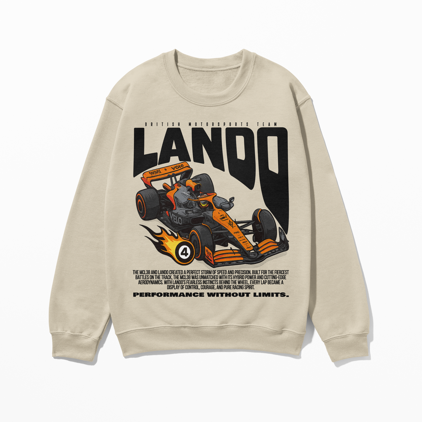 Lando Norris Sweatshirt | Inspired Mclaren Formula 1 Merhandise, F1 Gift