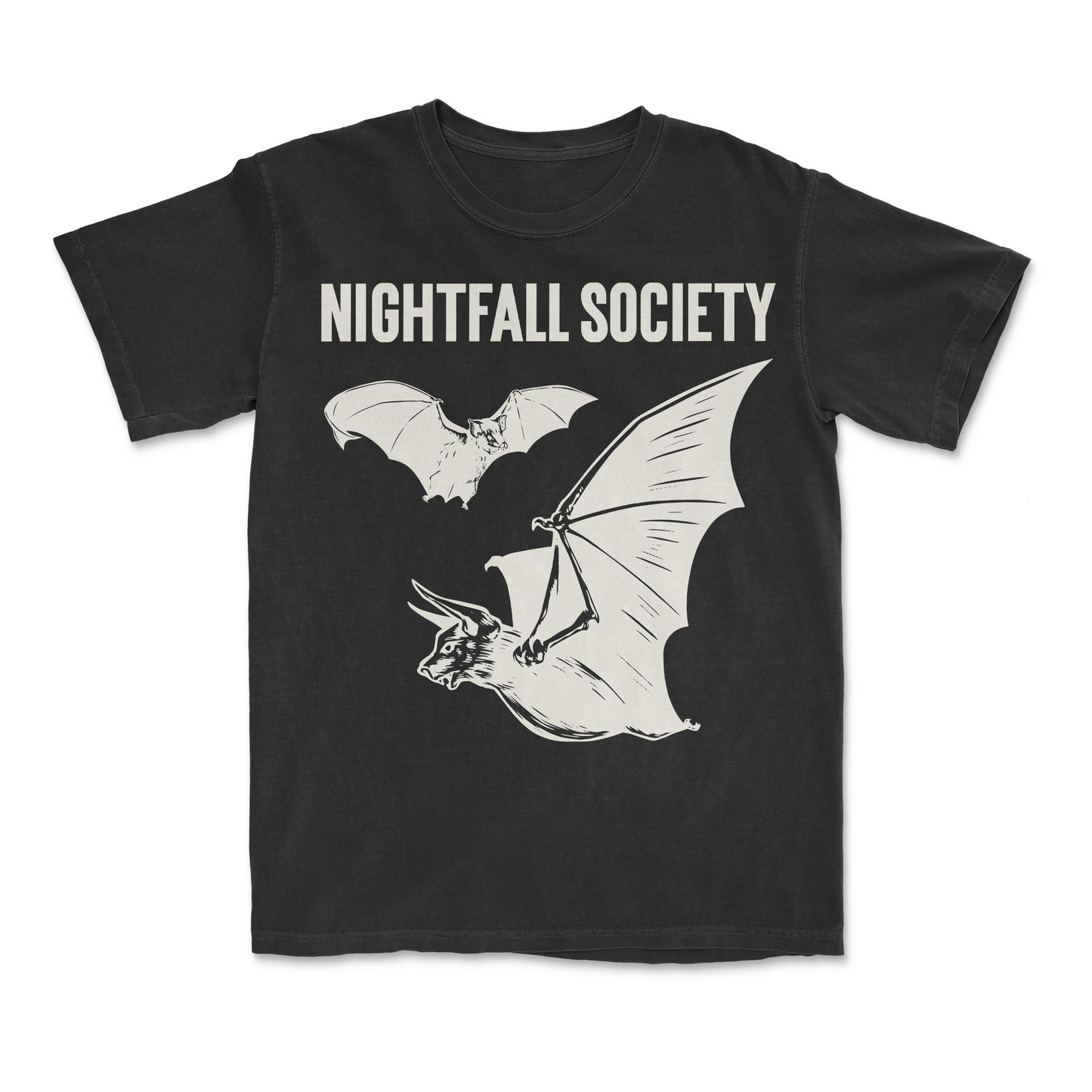 Nightfall Bats Y2K Gothic Retro Streetwear T-Shirt
