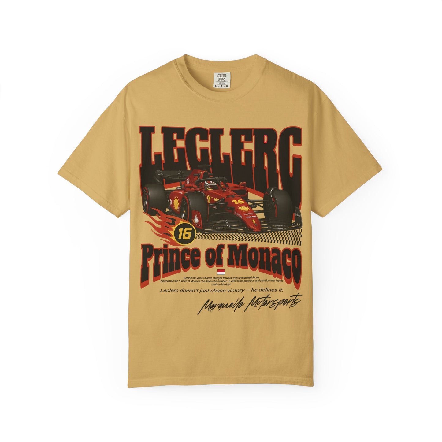 Charles Leclerc Formula 1 T-Shirt | Inspired Ferrari F1 Team Streetwear Tee | Monaco GP Gift