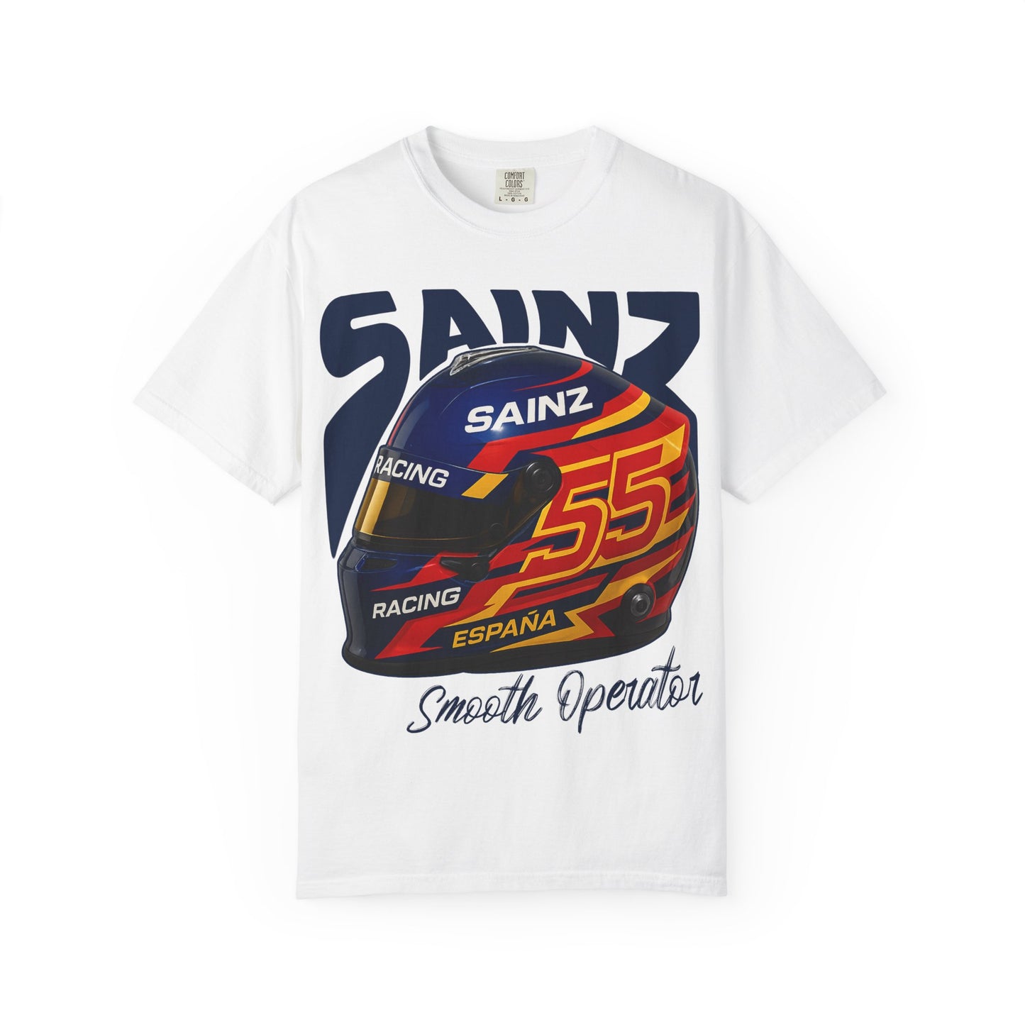 Carlos Sainz T-Shirt | Inspired Williams F1 Racing Team Tee, Comfort Colors Motorsport Apparel, Spanish Driver Fan Gift