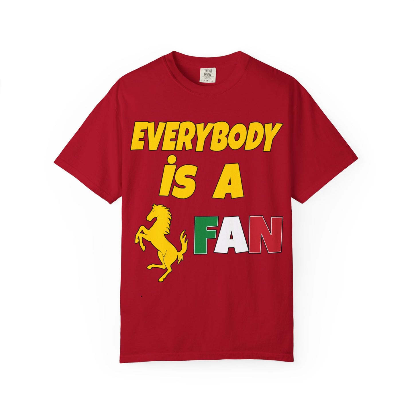 Ferrari Formula 1 T-Shirt | Inspired F1 Team Racing Merch, Motorsport Fan Gift, Everybody Is A Ferrari Fan