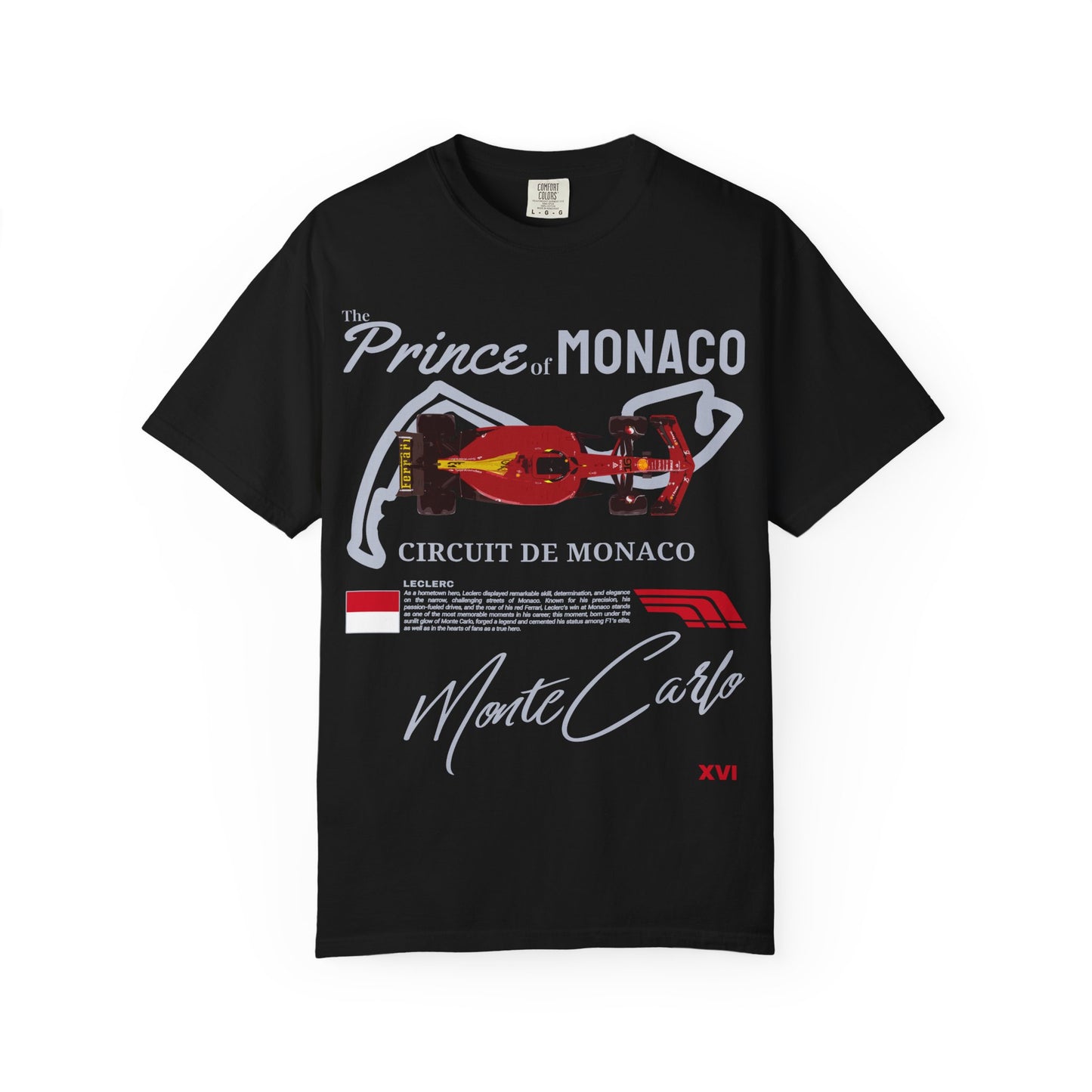 Charles Leclerc Inspired Formula 1 T-Shirt | Ferrari F1 Merchandise