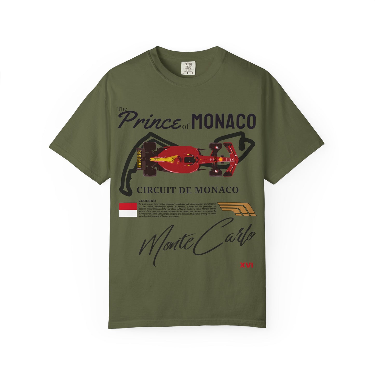 Charles Leclerc Inspired Formula 1 T-Shirt | Ferrari F1 Merchandise