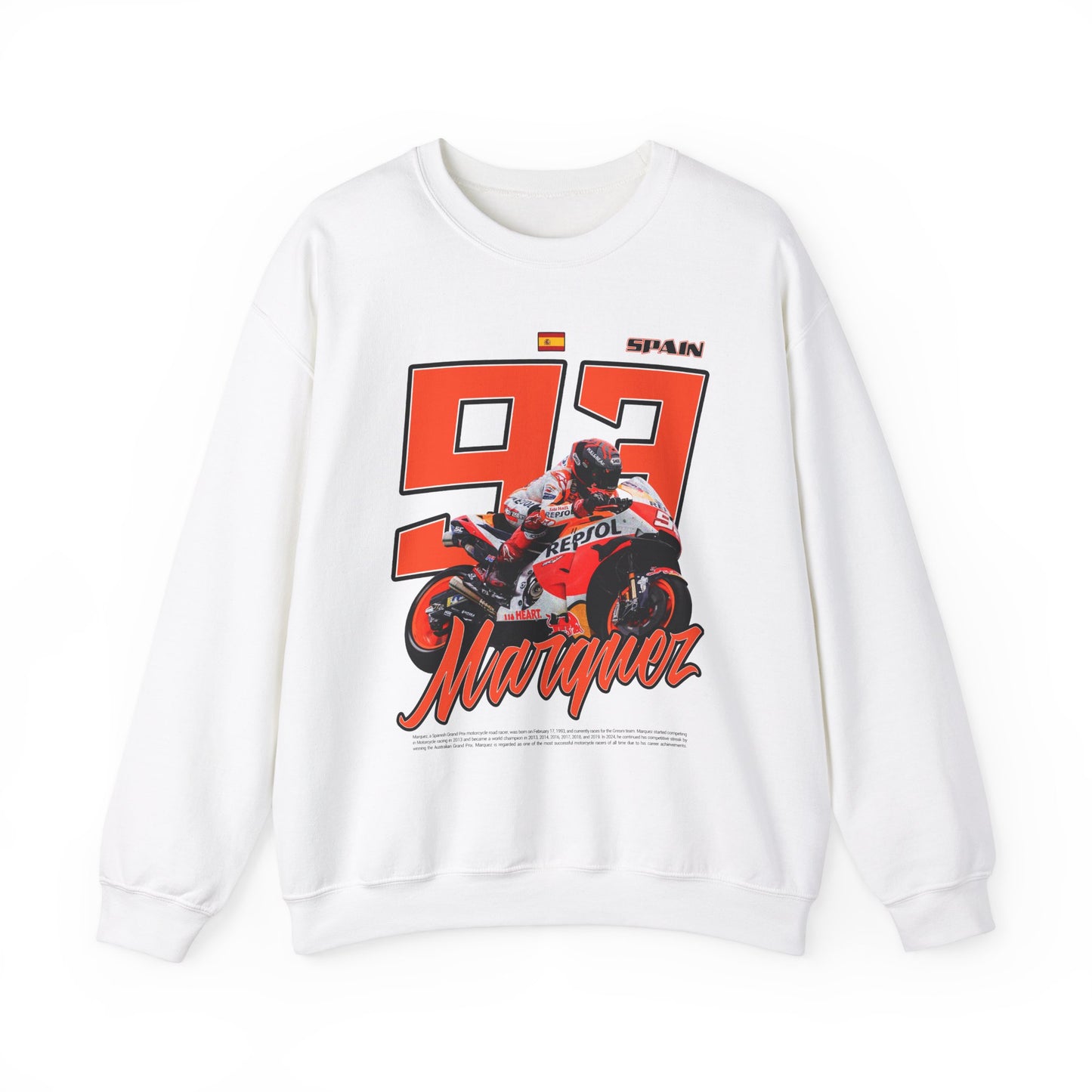 Marc Marquez Inspired Sweatshirt | Motorcycle Racing Gift