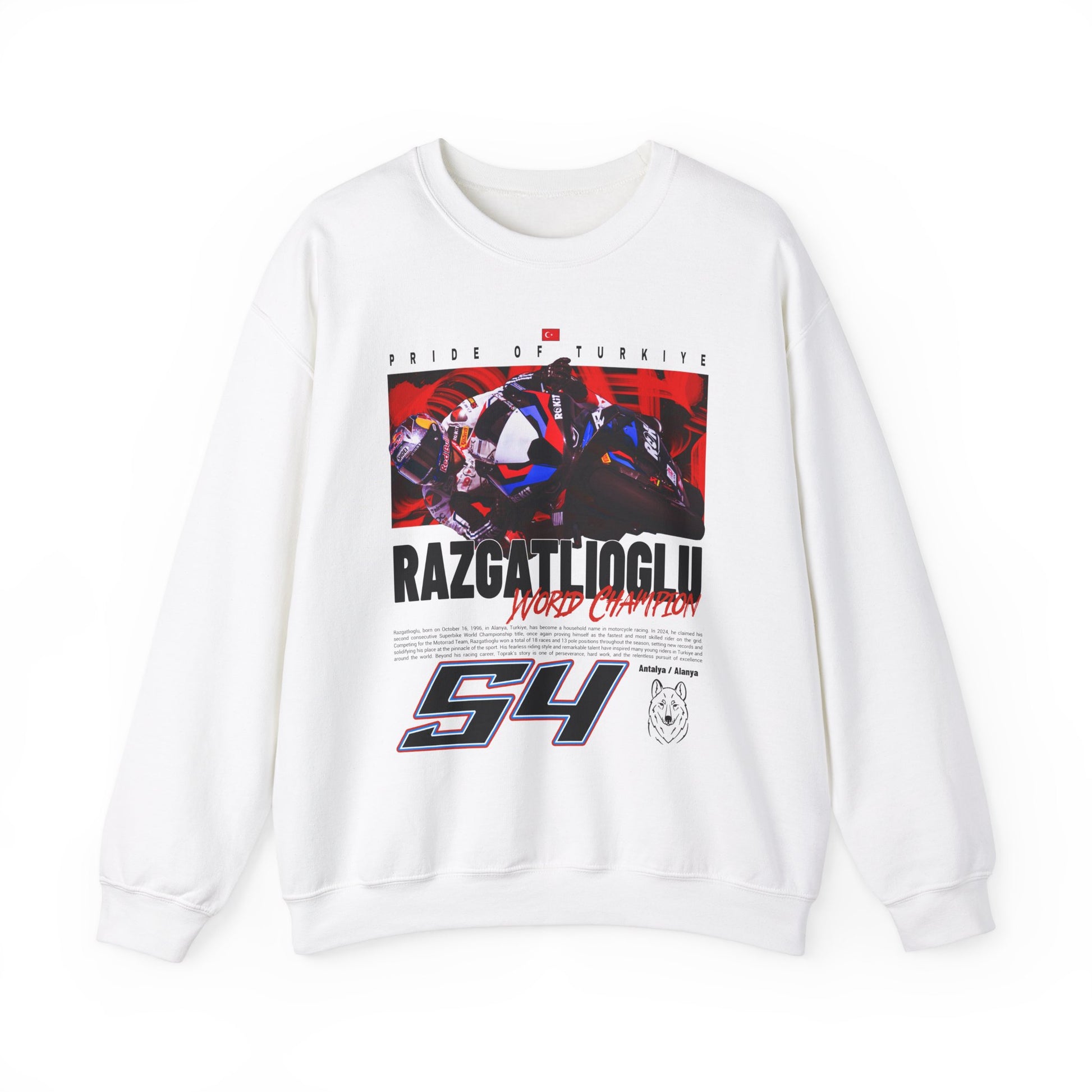 Toprak Razgatlioglu Inspired Sweatshirt | Super bike Motorcycle Sweatshirt