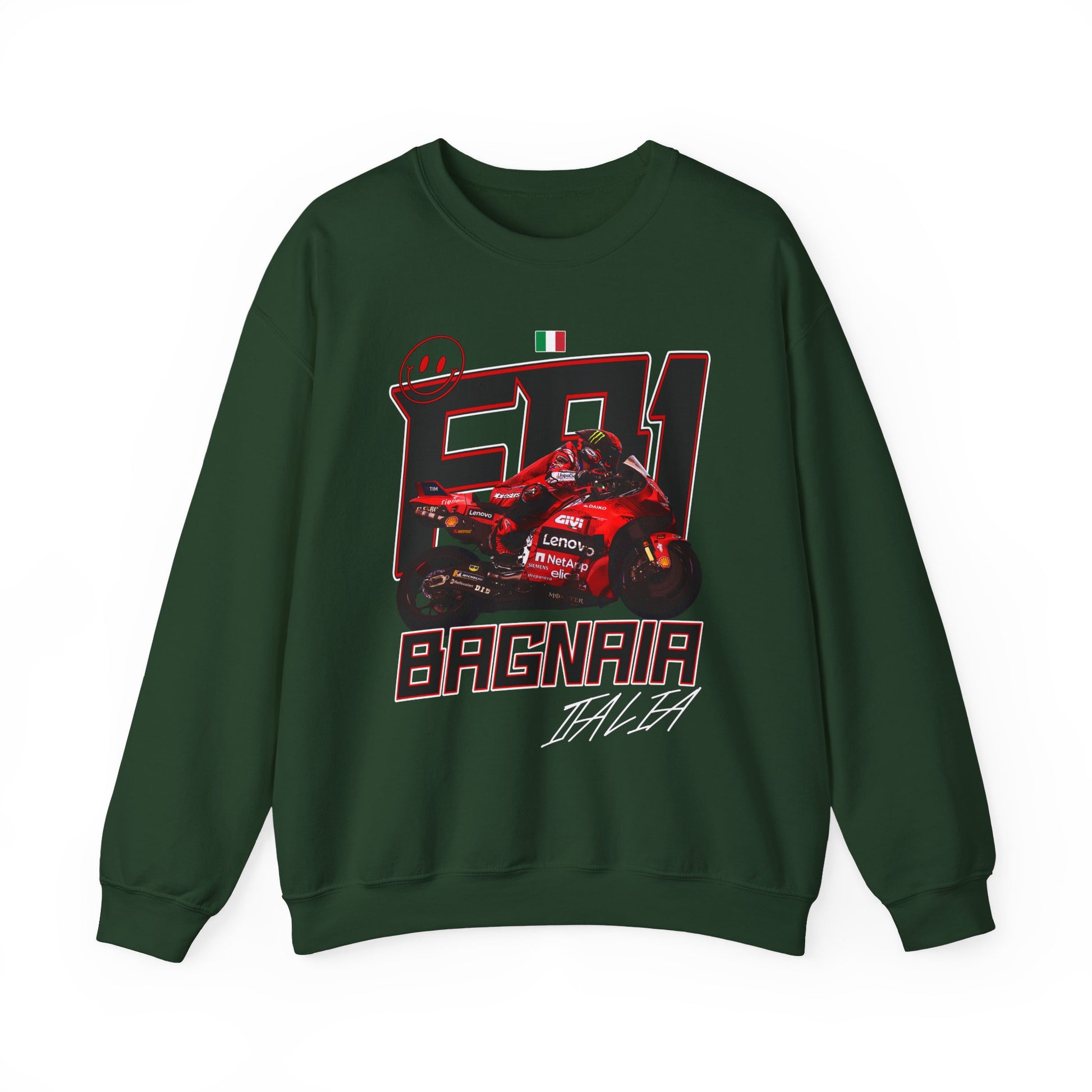 Francesco Bagnaia Inspired Sweatshirt | Motorcycle Racing Fan Gift