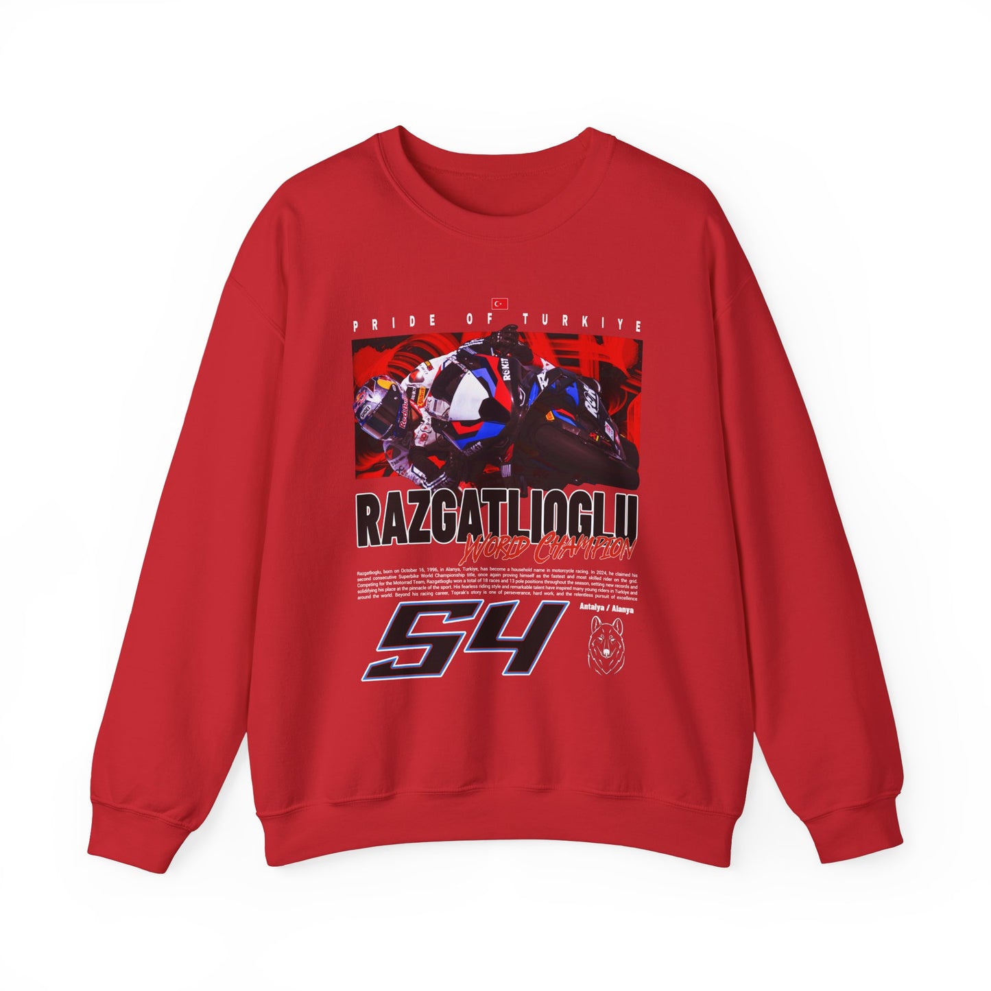 Toprak Razgatlioglu Inspired Sweatshirt | Super bike Motorcycle Sweatshirt