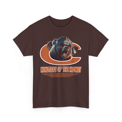 Chicago Bears Inspired Football T-Shirt | Vintage American Football Tee